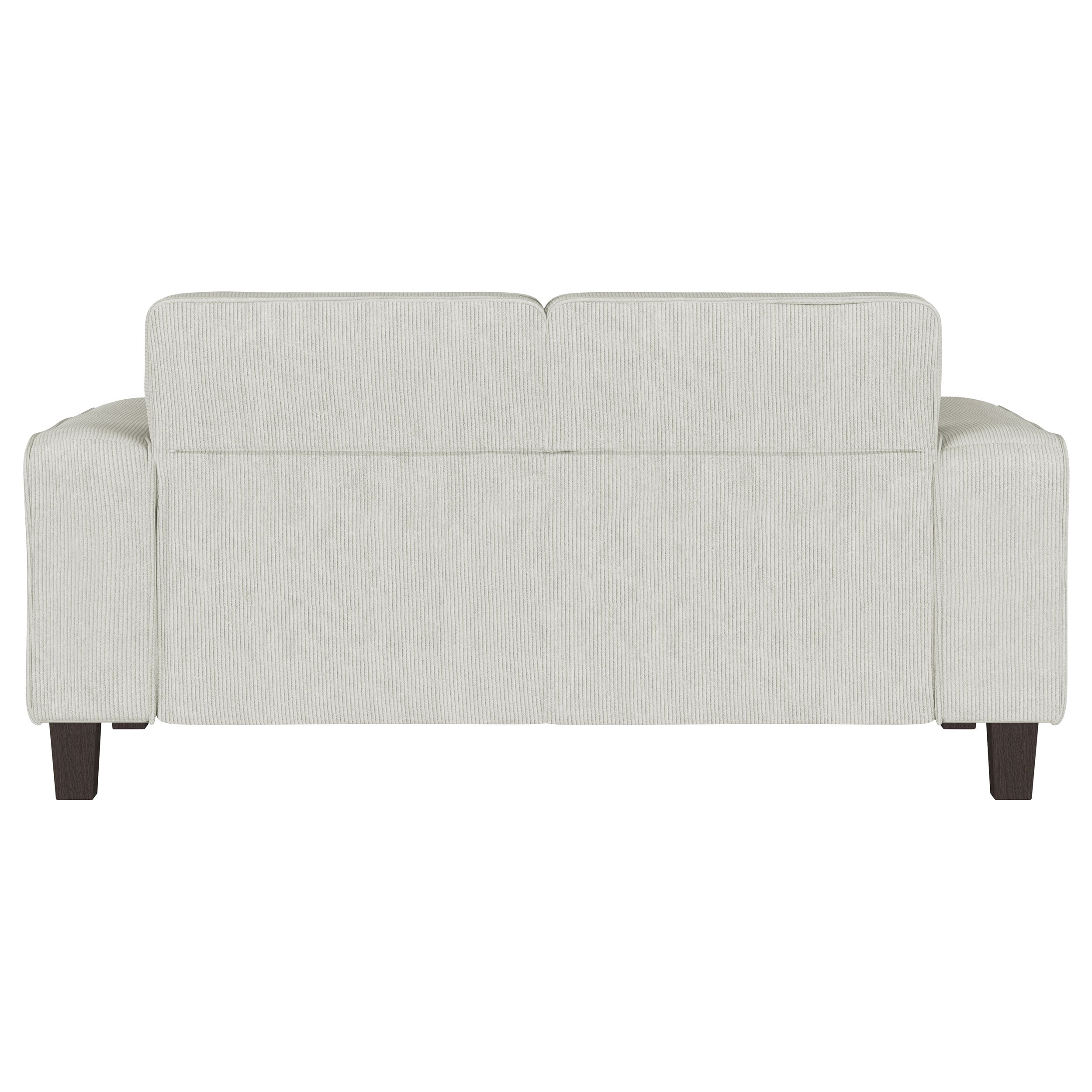 Deerhurst Upholstered Track Arm Tufted Loveseat Charcoal