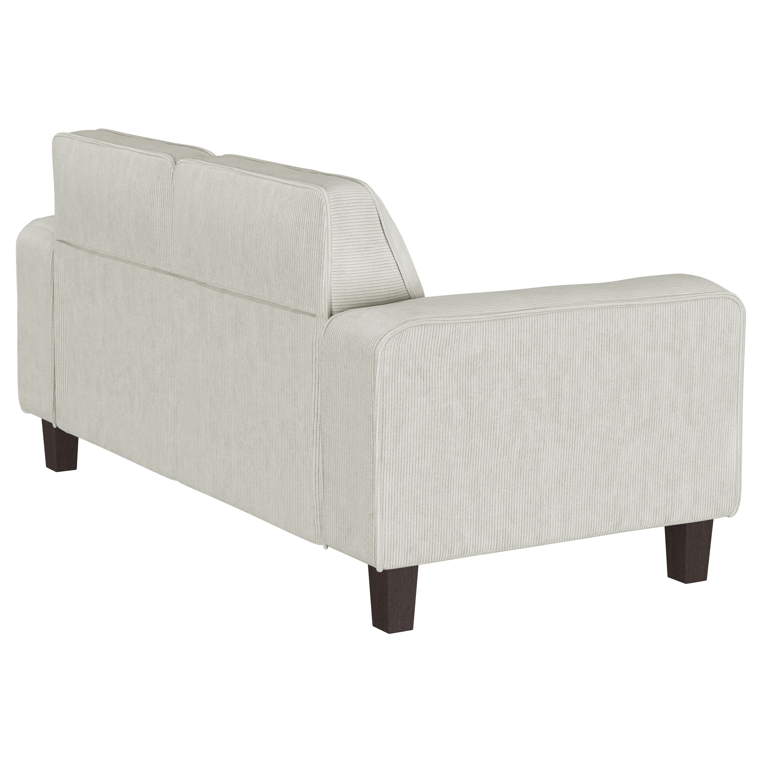 Deerhurst Upholstered Track Arm Tufted Loveseat Charcoal