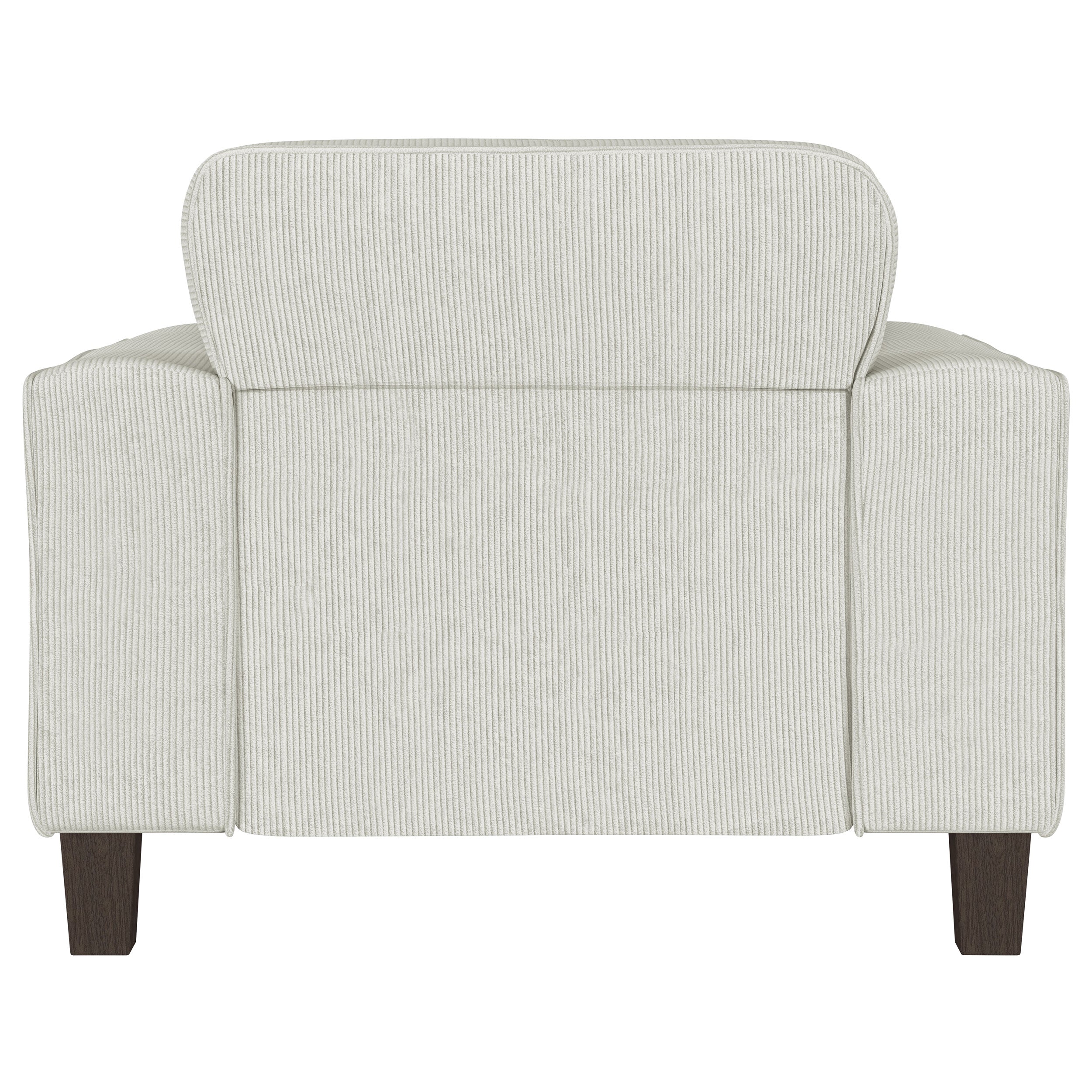 Deerhurst Upholstered Track Arm Tufted Accent Chair Charcoal