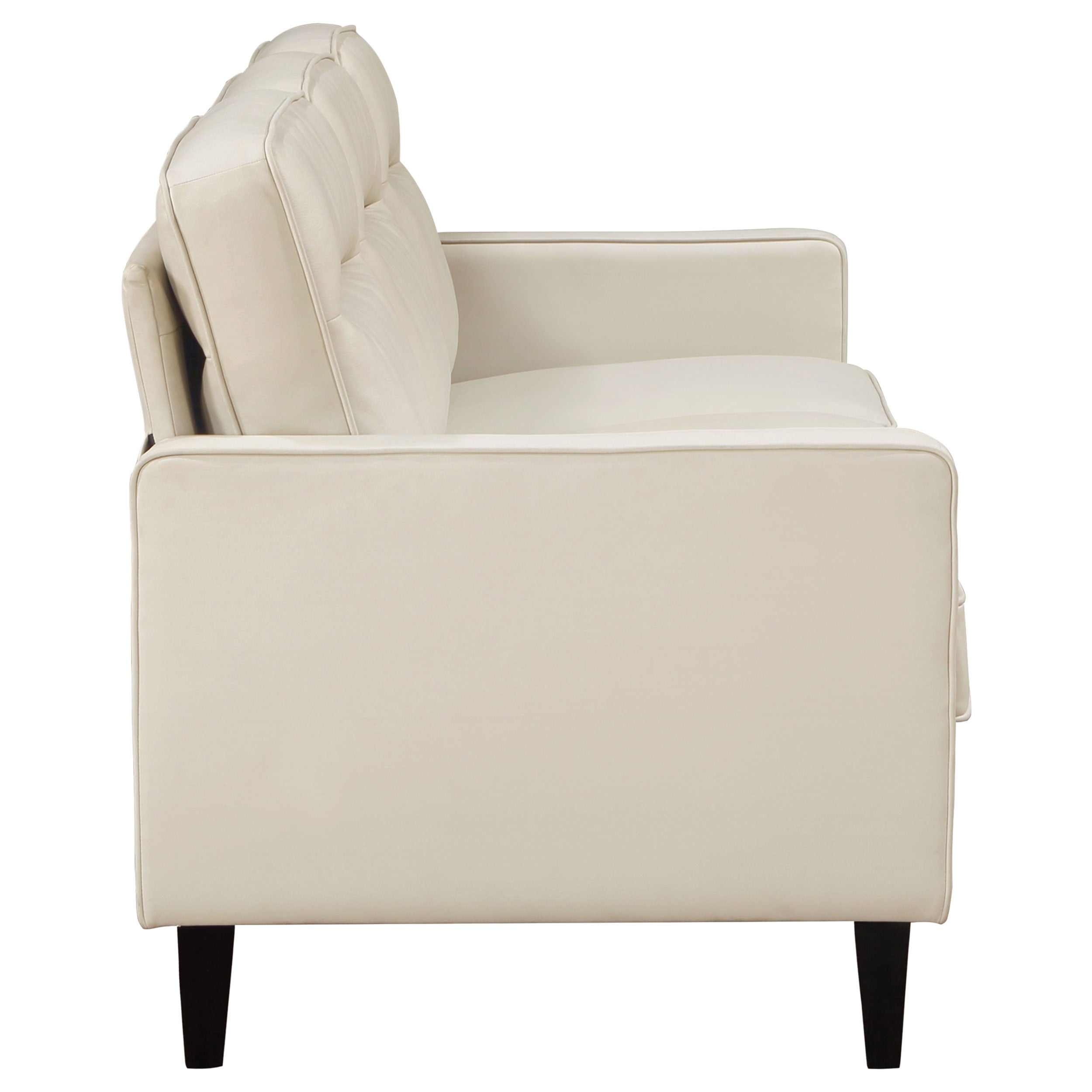 Jonah Upholstered Track Arm Sofa Set Green