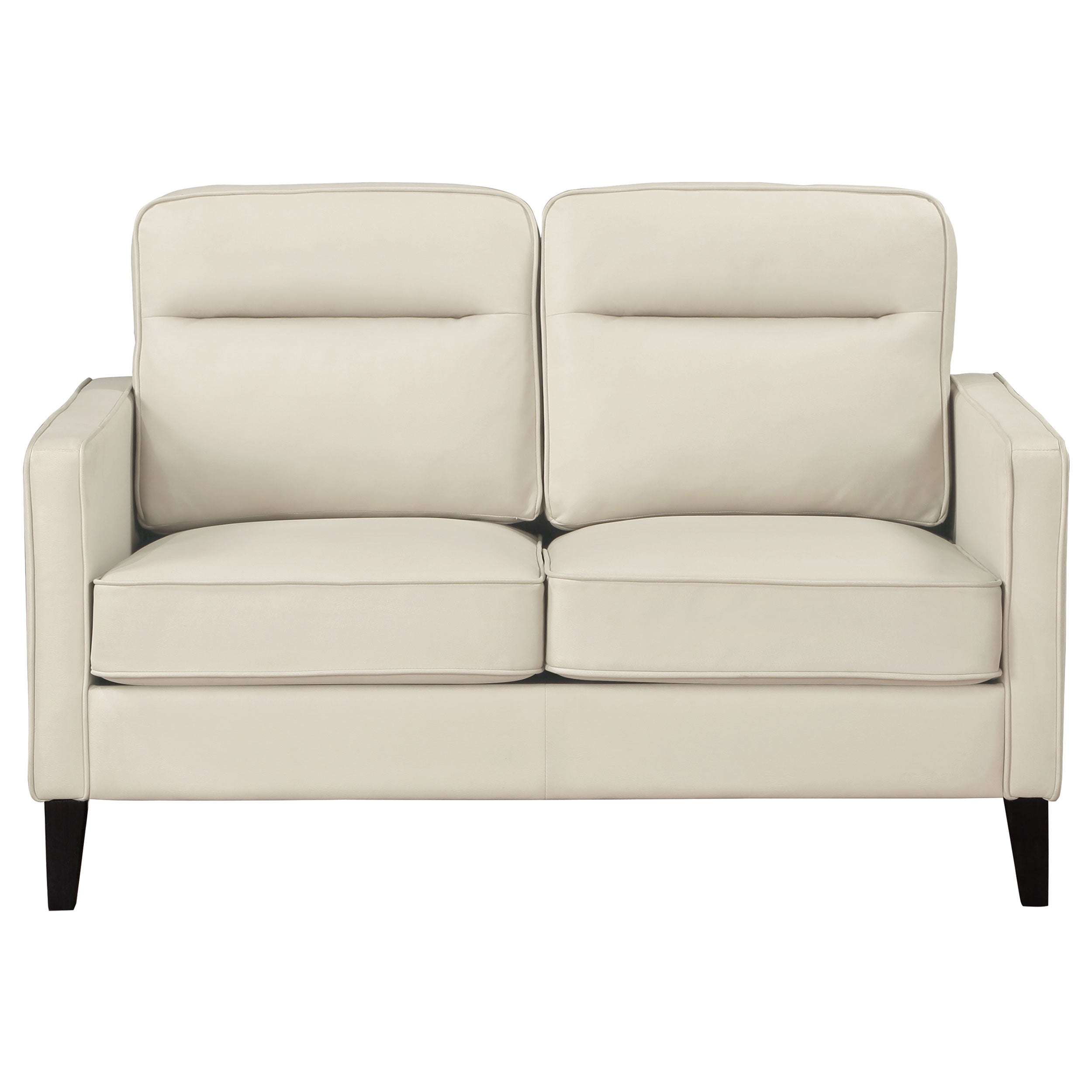 Jonah Upholstered Track Arm Loveseat Green