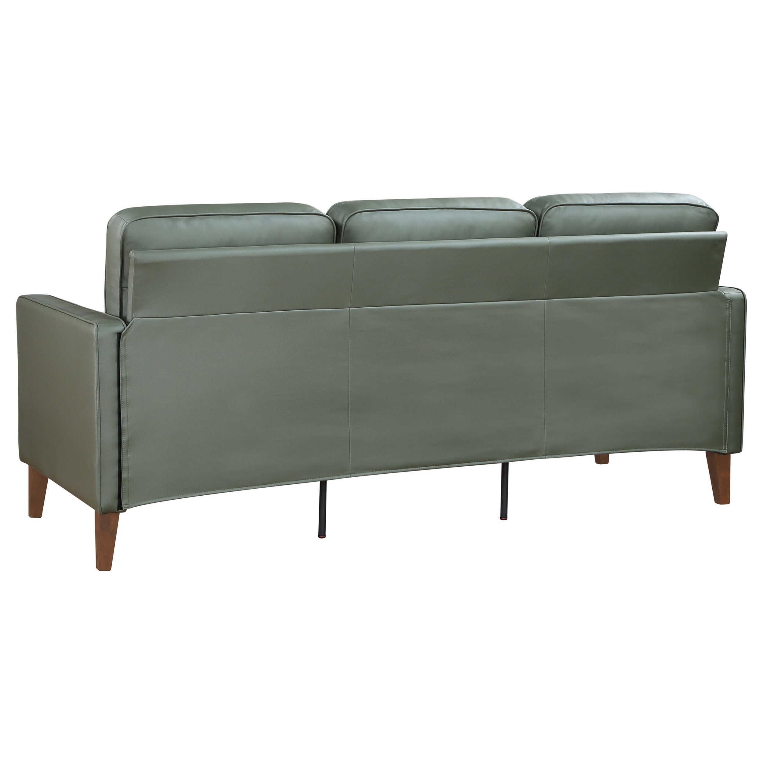 Jonah Upholstered Track Arm Sofa Set Green