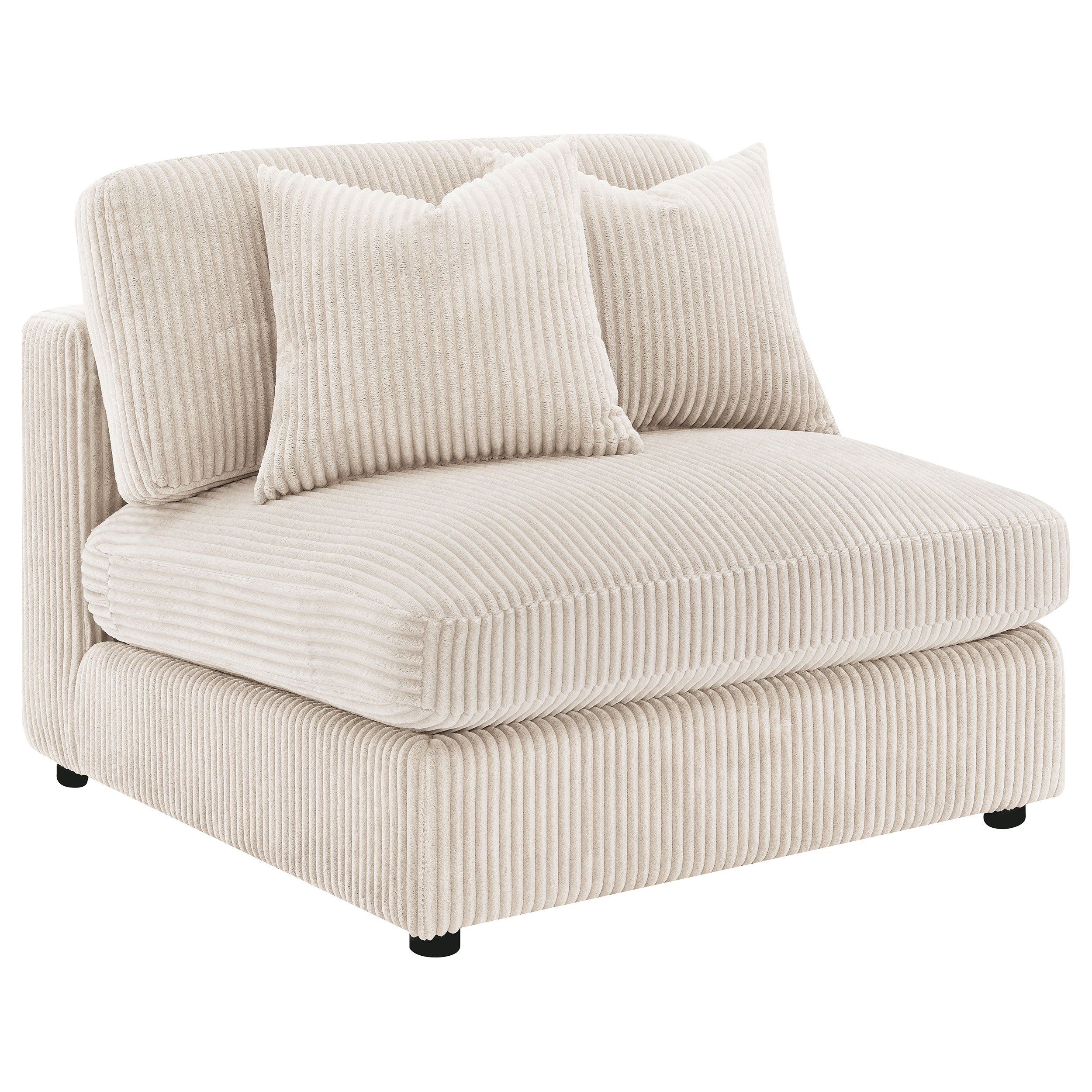 Blaine Upholstered Armless Chair Sand