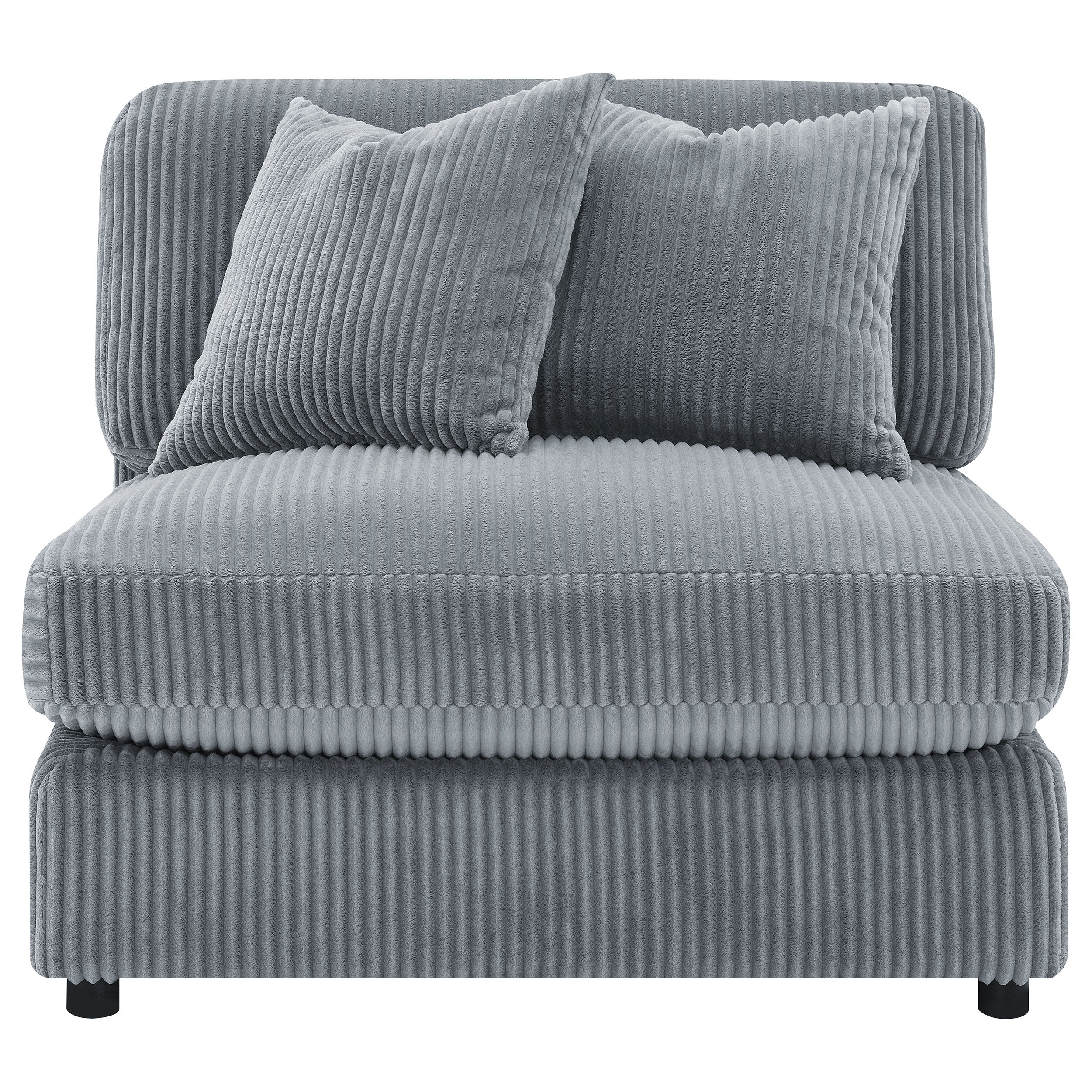 Blaine Upholstered Armless Chair Sand