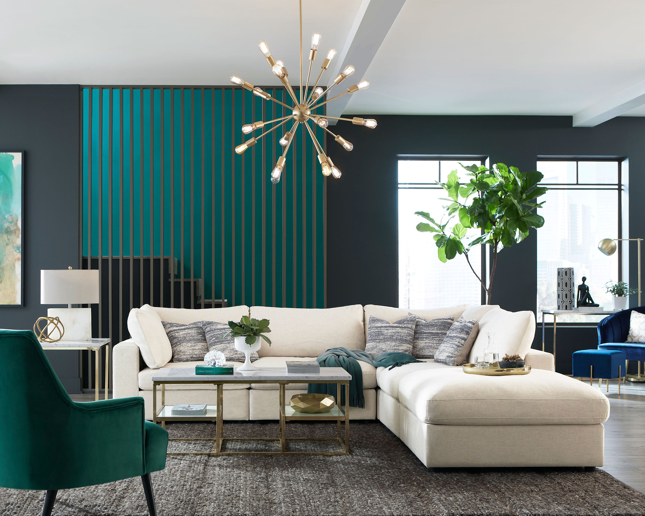Serene Modular Sectional Sofa (Customizable)