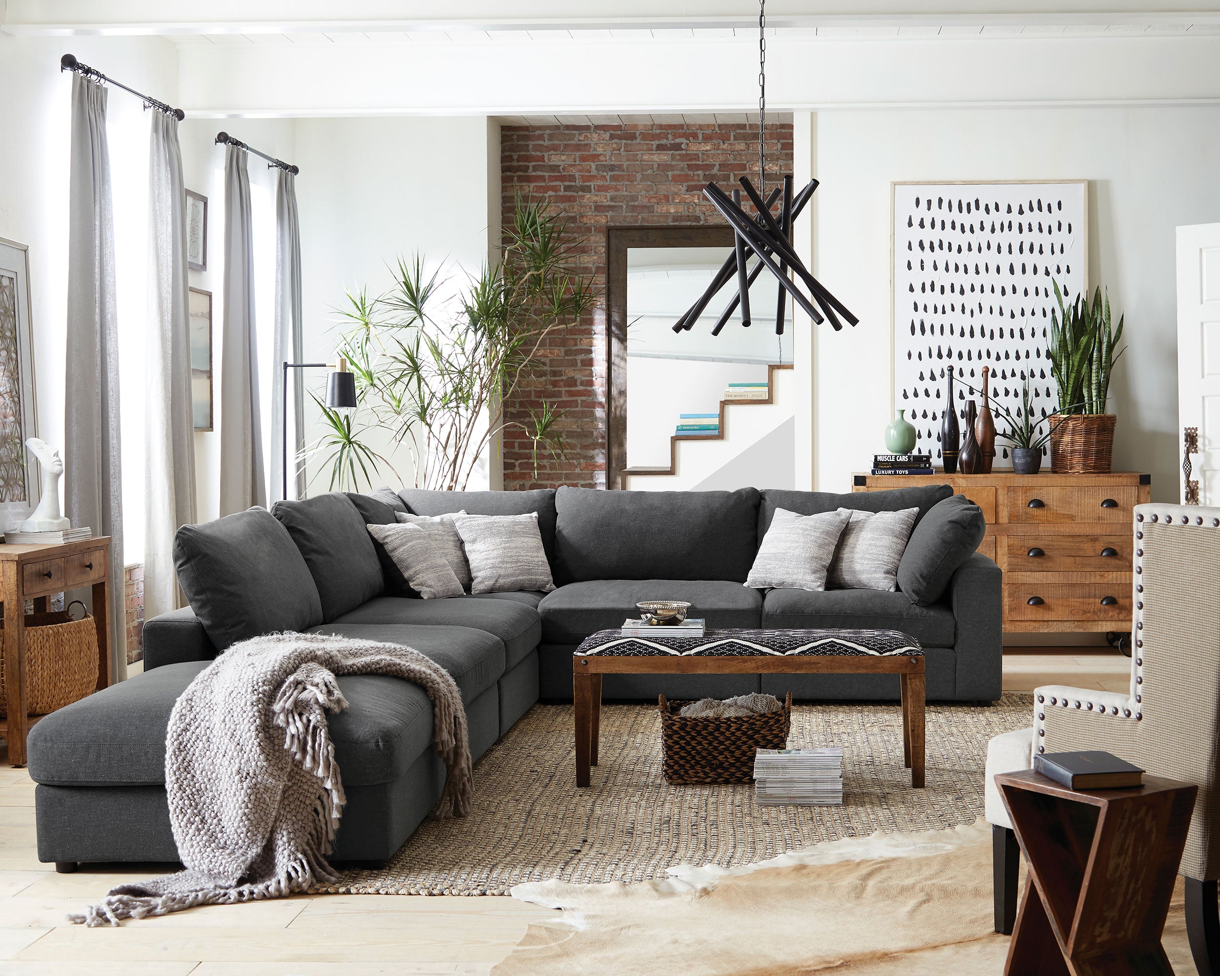 Serene Modular Sectional Sofa (Customizable)