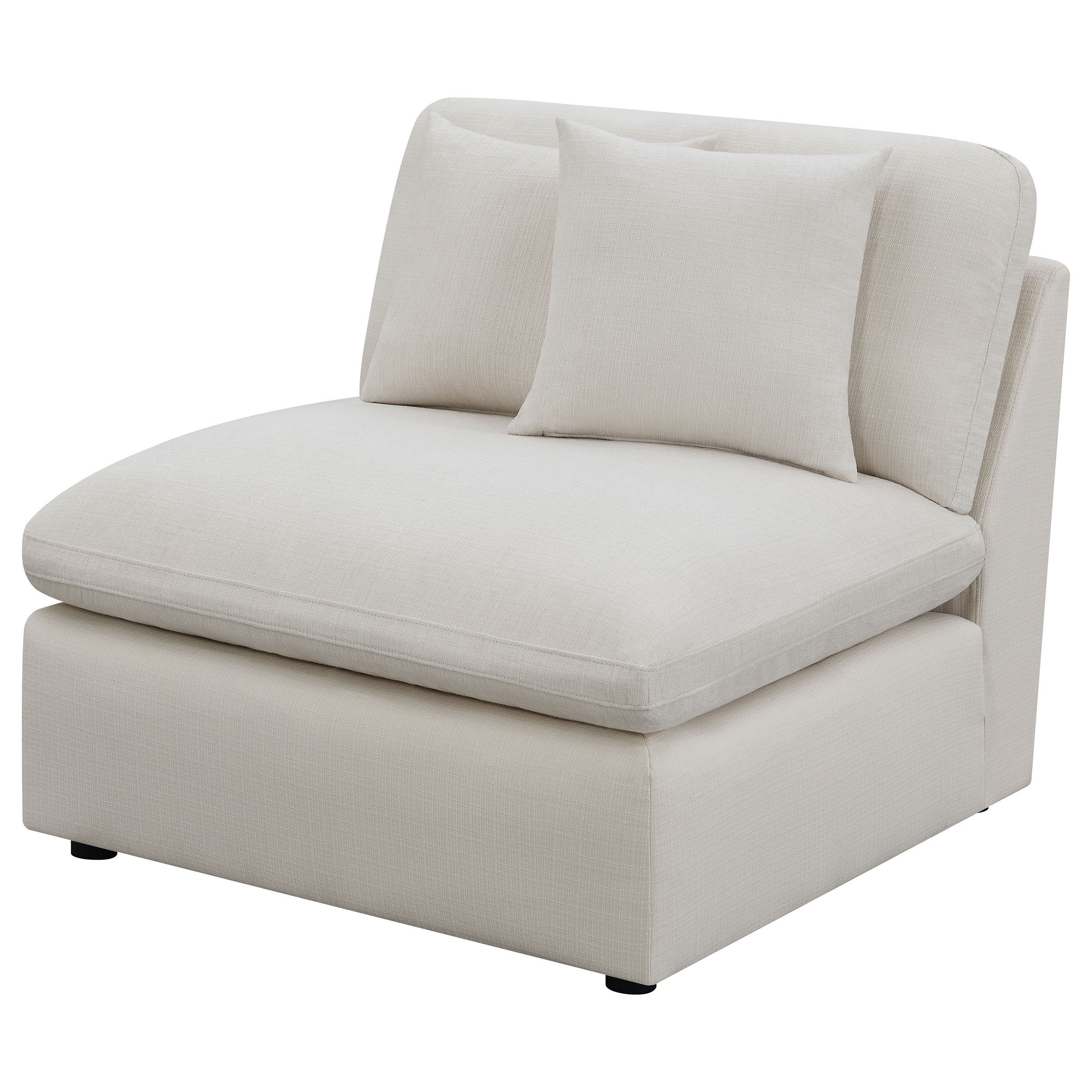 Velari Performance Slope
Arm Cloud Couch (Armless) - Ivory/Charcoal