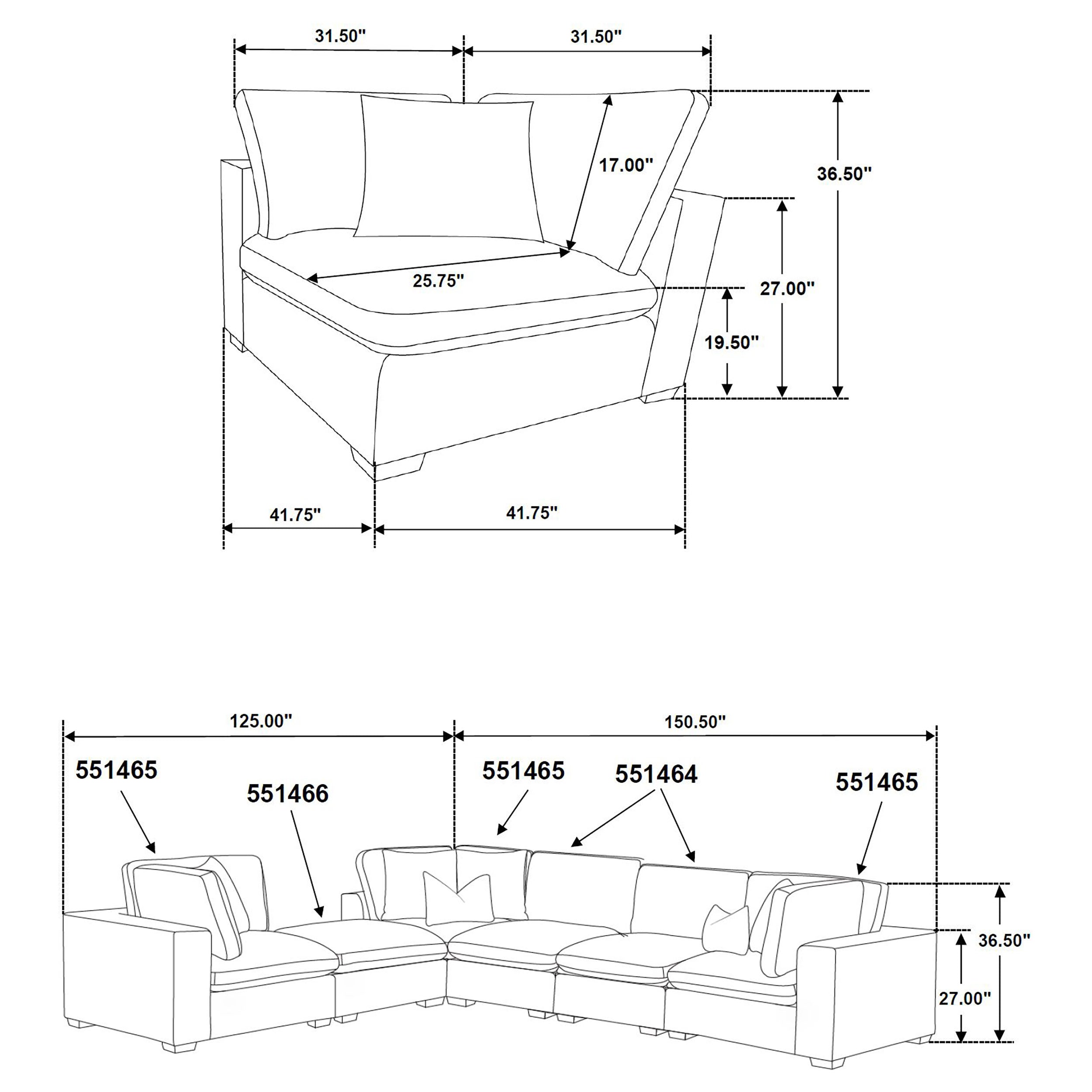 Columbia Modular Sectional (Customizable)