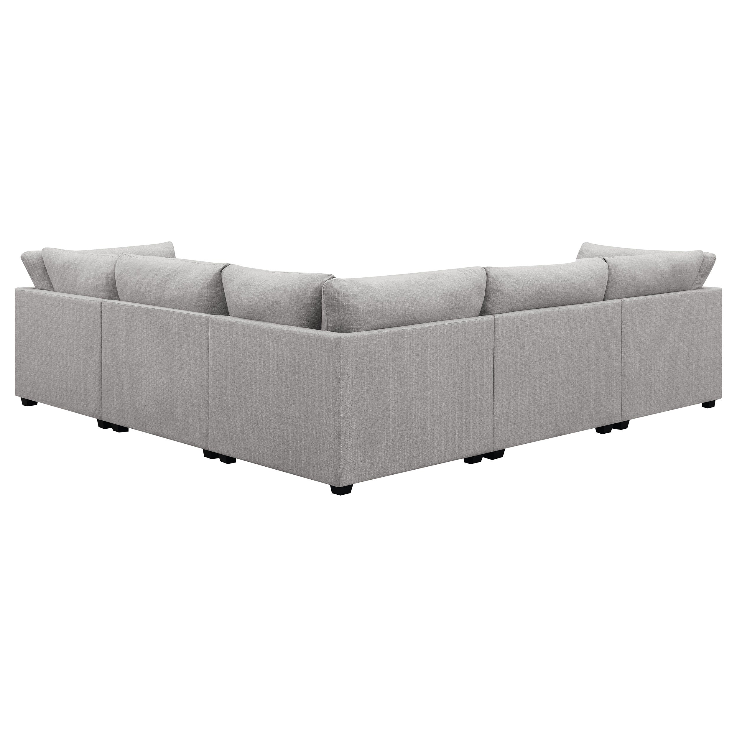 Cambria Modular Sectional Sofa Grey (Customizable)