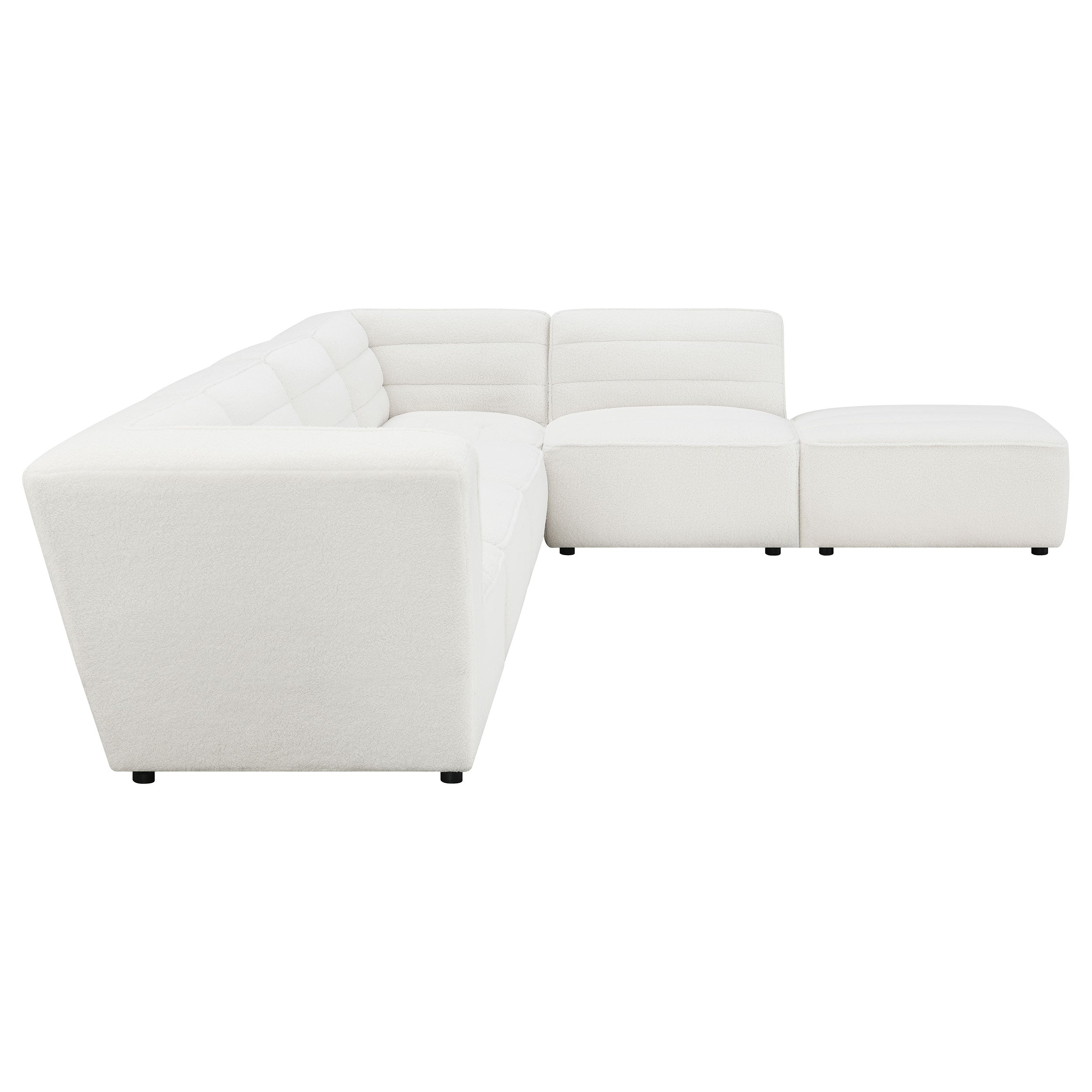 Sunny Modular Sectional Sofa (White & Charcoal)
