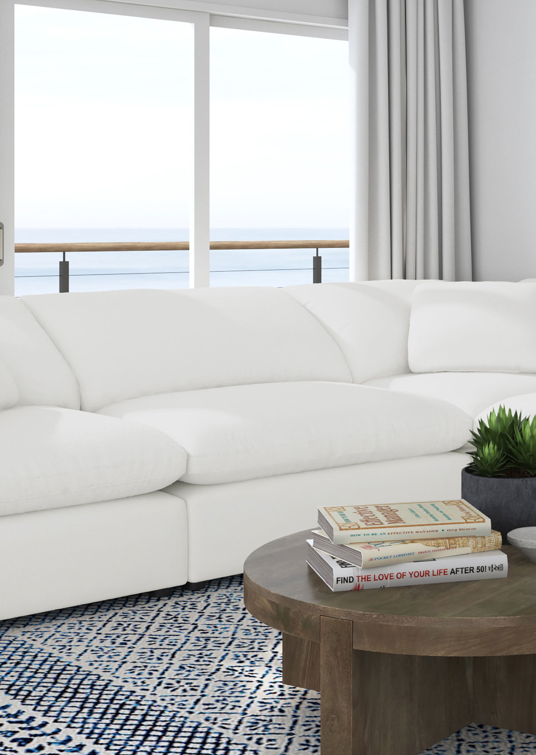 Luxe Dream Performance
Bouclé Square Arm Cloud
Couch - Armless