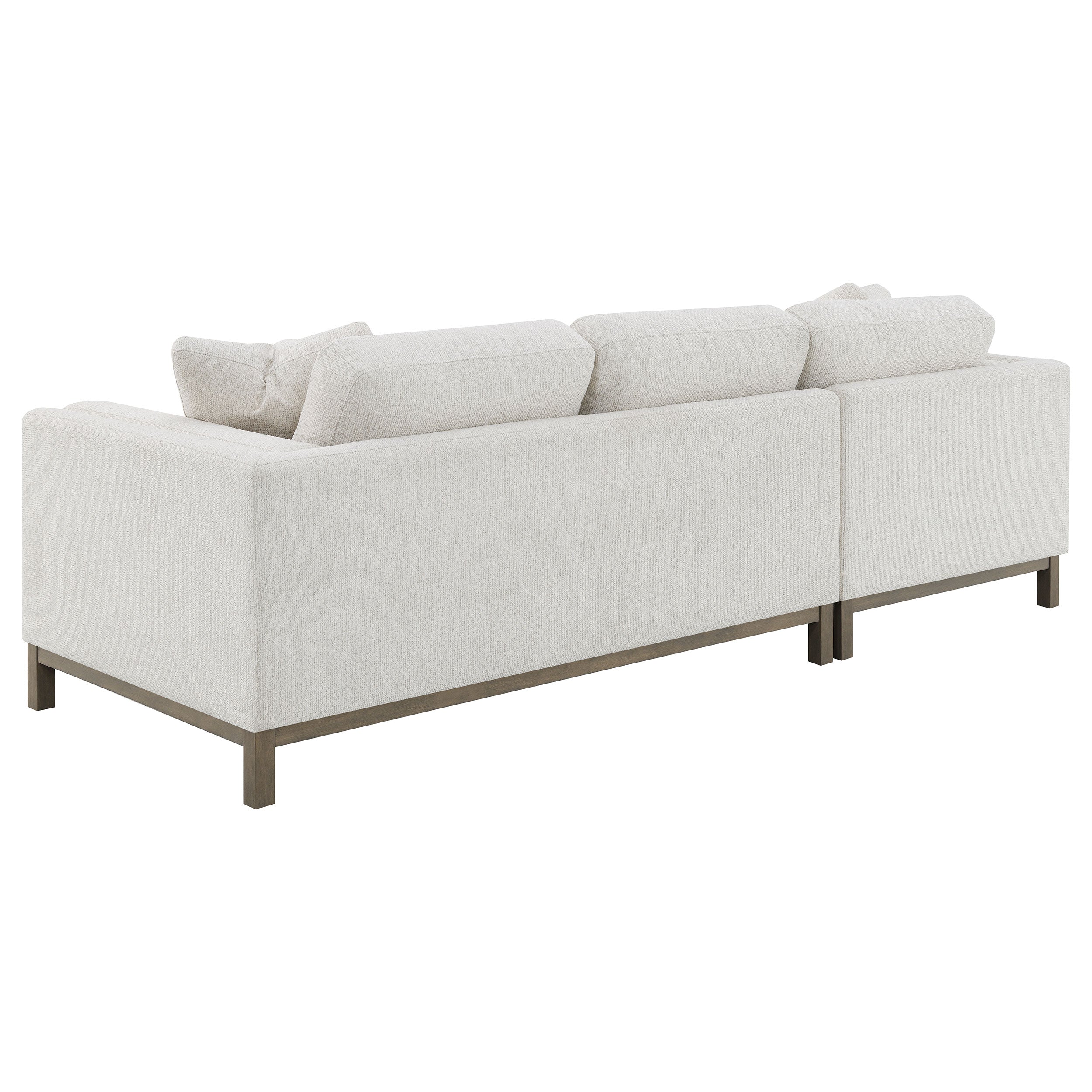 Remy Upholstered Sectional Chaise Sofa - Beige
