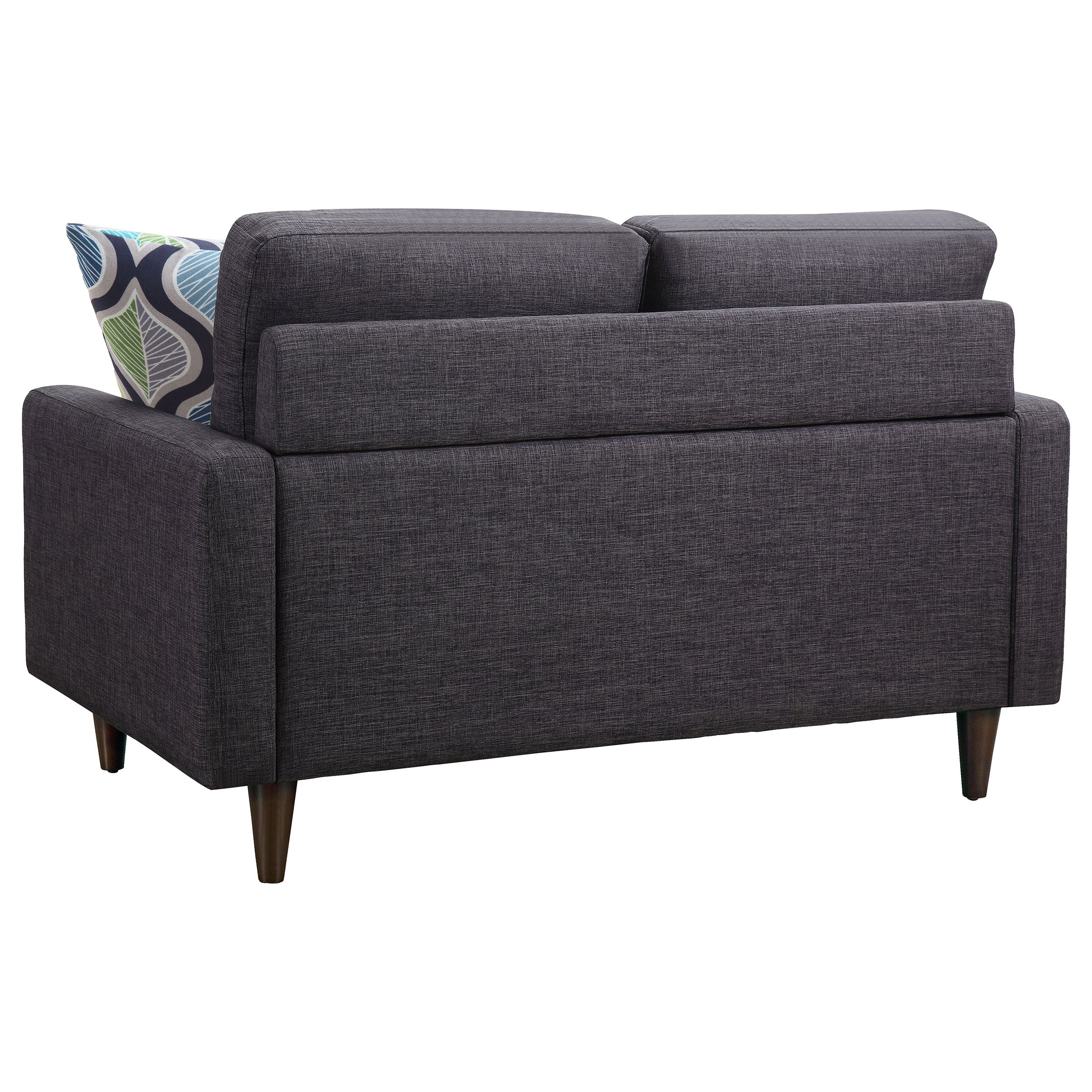 Watsonville Upholstered Track Arm Sofa Set Grey