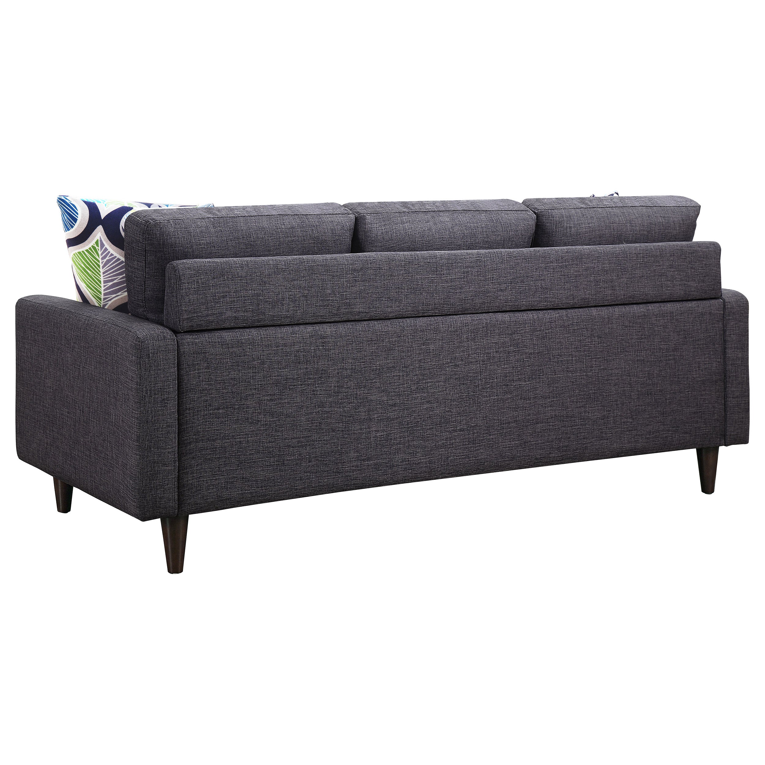 Watsonville Upholstered Track Arm Sofa Set Grey