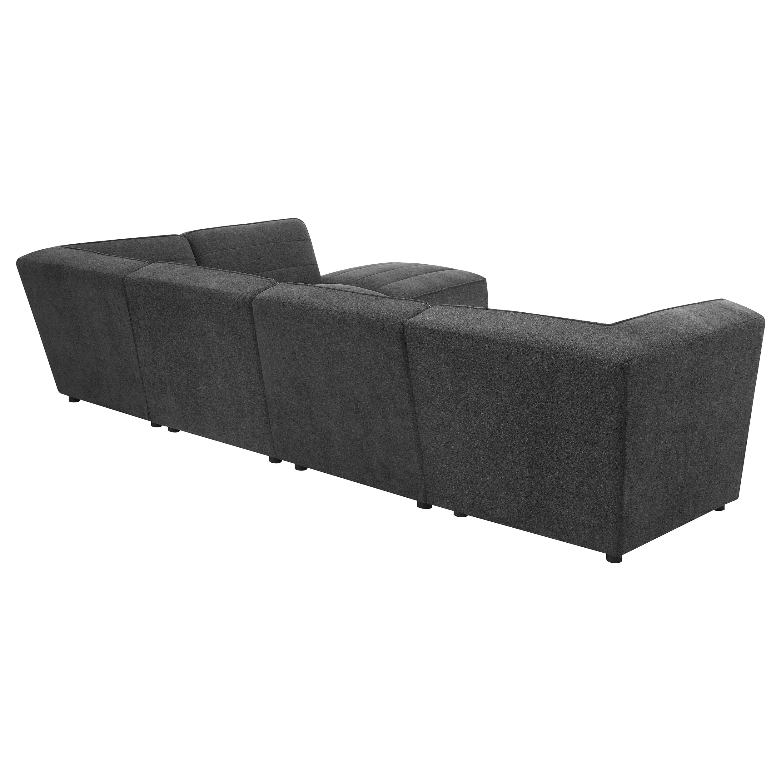 Sunny Modular Sectional Sofa (White & Charcoal)