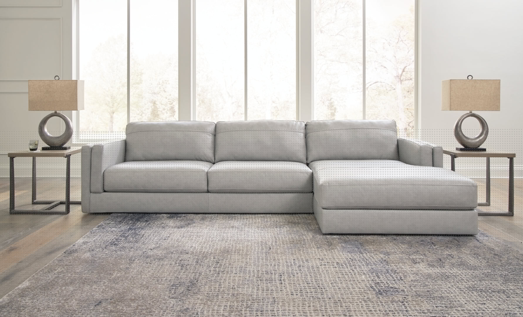 Amiata 2-Piece Sectional with Chaise (Left or Right)