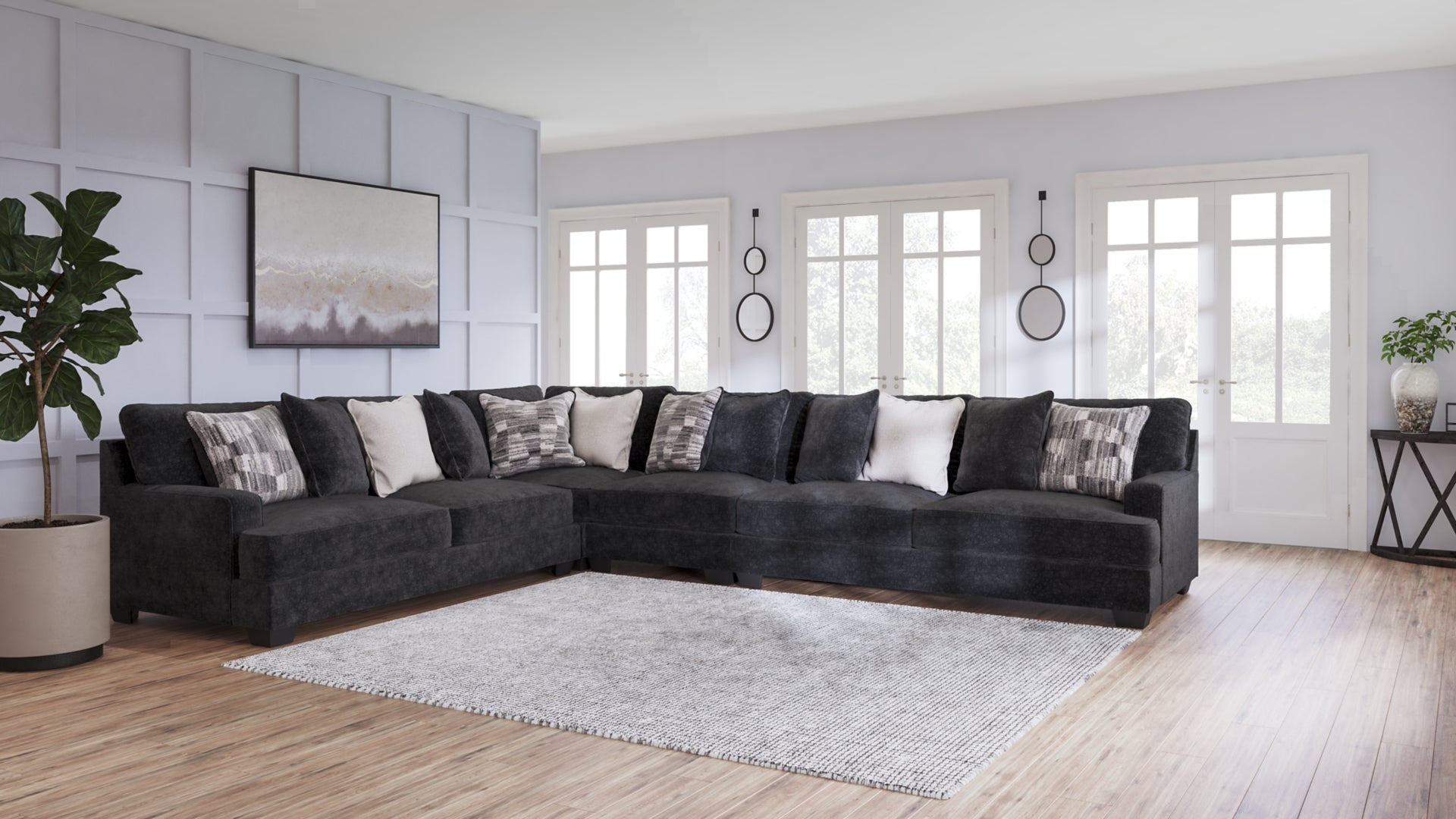 Lavernett Sectional with Ottoman