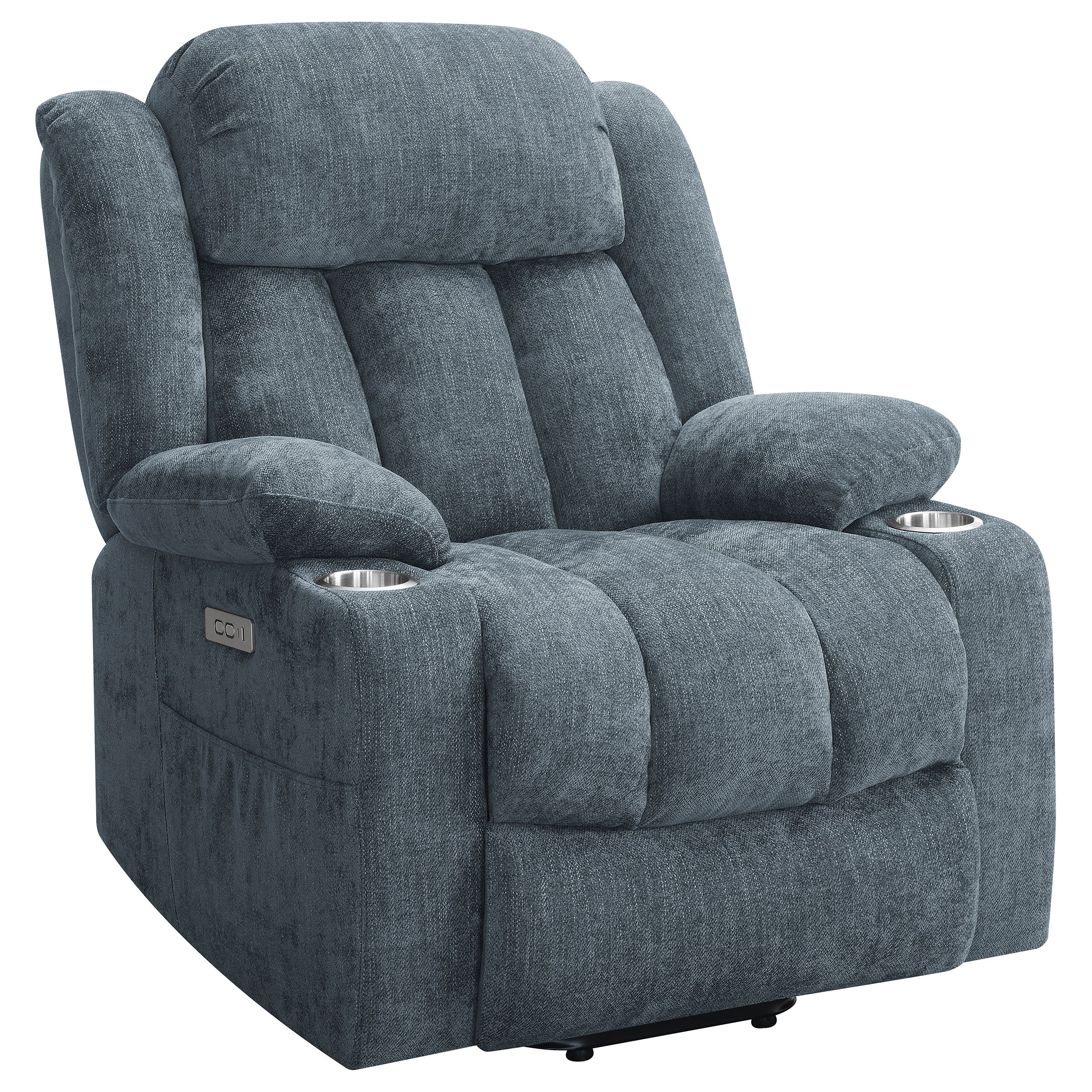 Houston Upholstered Power Lift Recliner Chair Camel