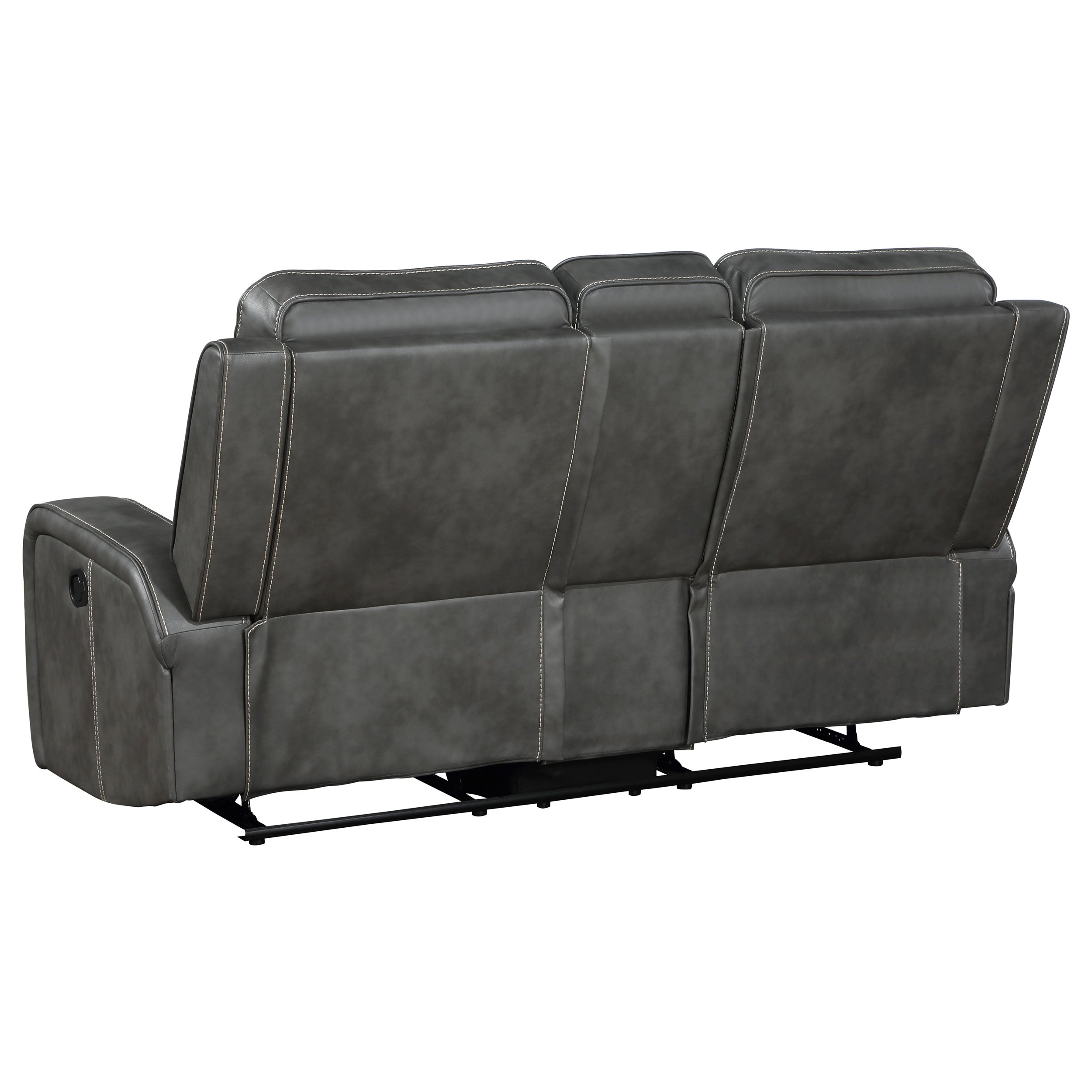 Raelynn Upholstered Reclining Sofa Set Grey