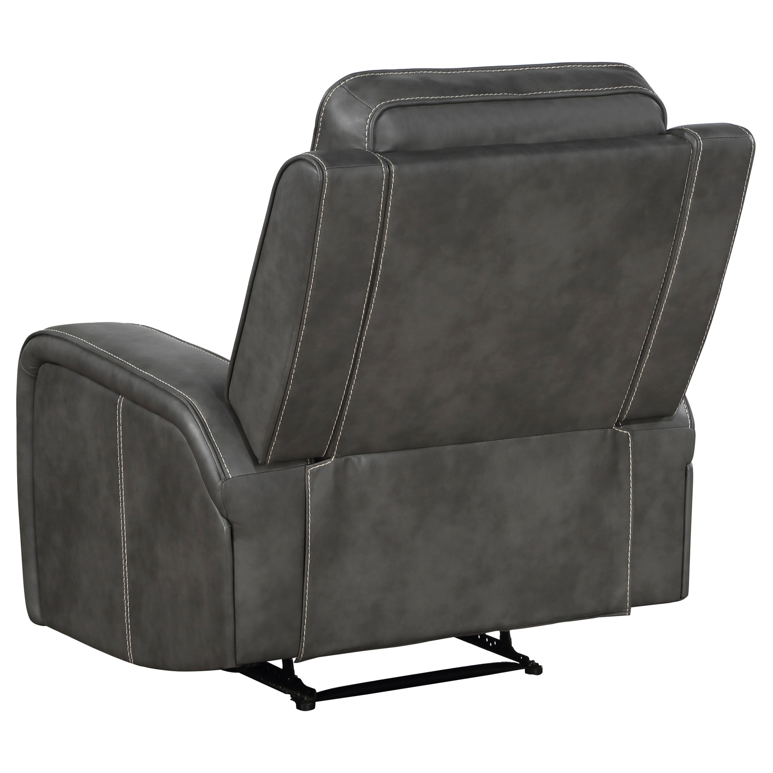 Raelynn Upholstered Power Lift Recliner Chair Grey