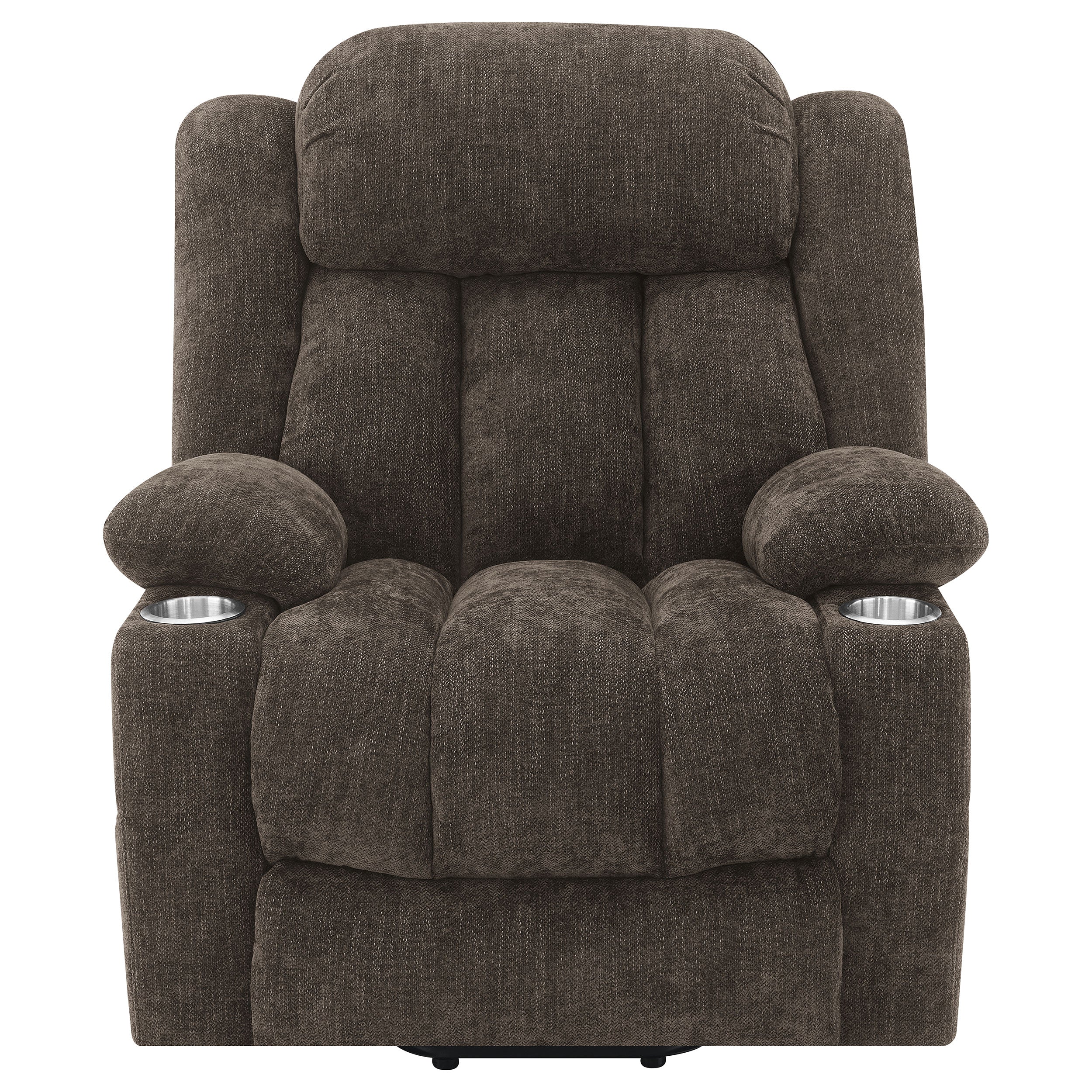 Houston Upholstered Power Lift Recliner Chair Camel