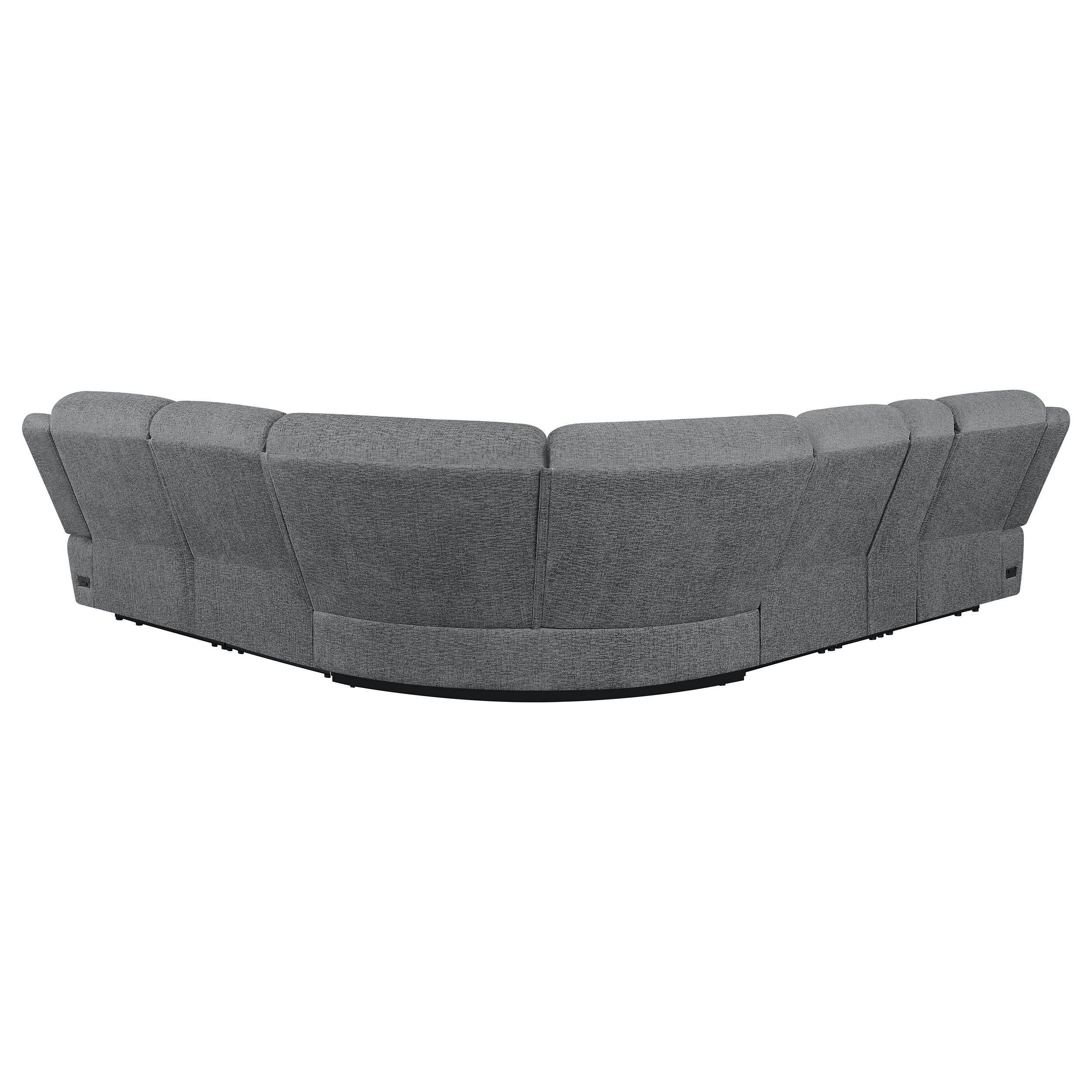 Bahrain Modular Power Reclining Sectional Charcoal