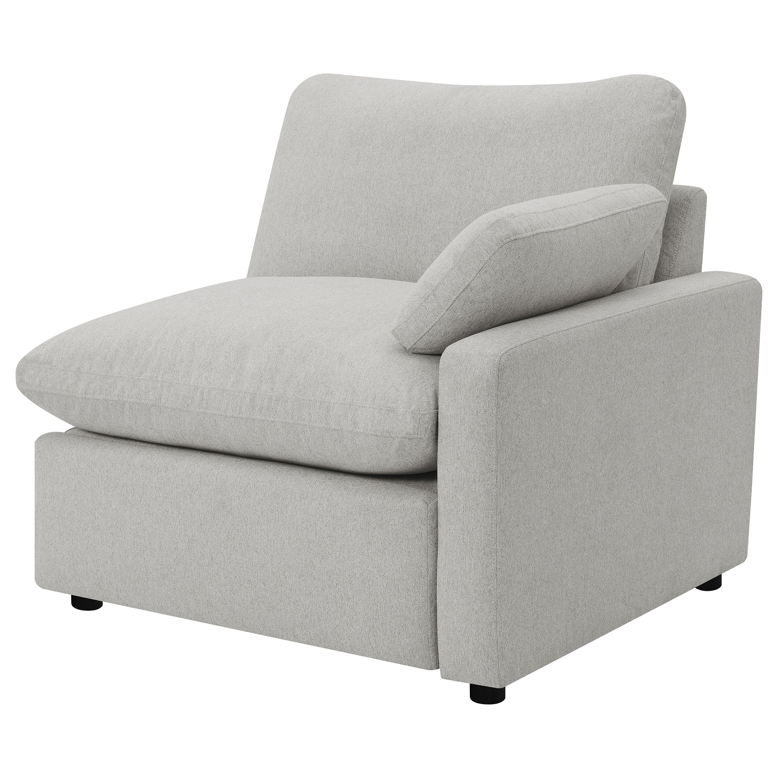 Collins Modular Power Loveseat Dark Grey