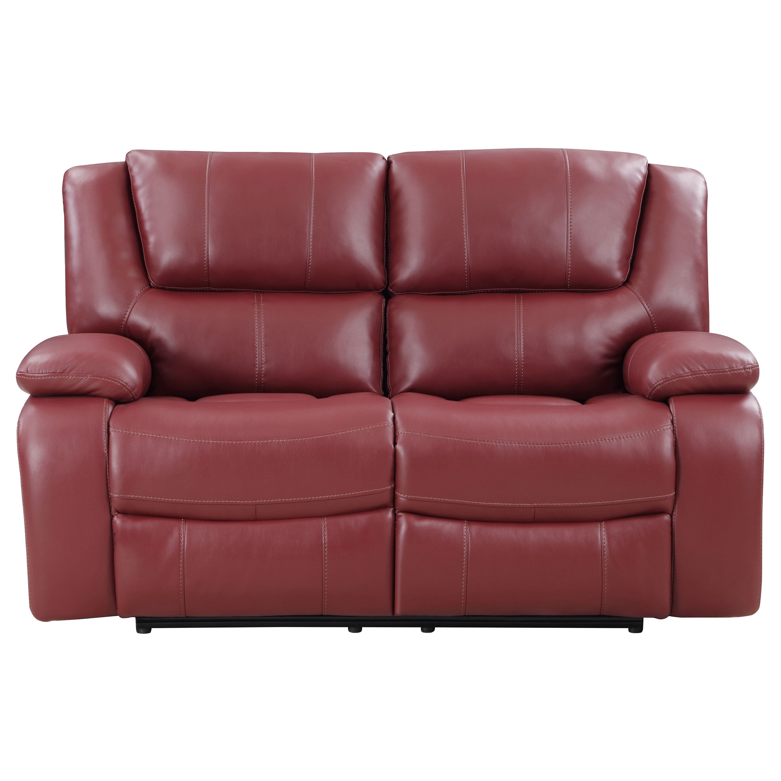 Camila Upholstered Motion Reclining Sofa Set Black