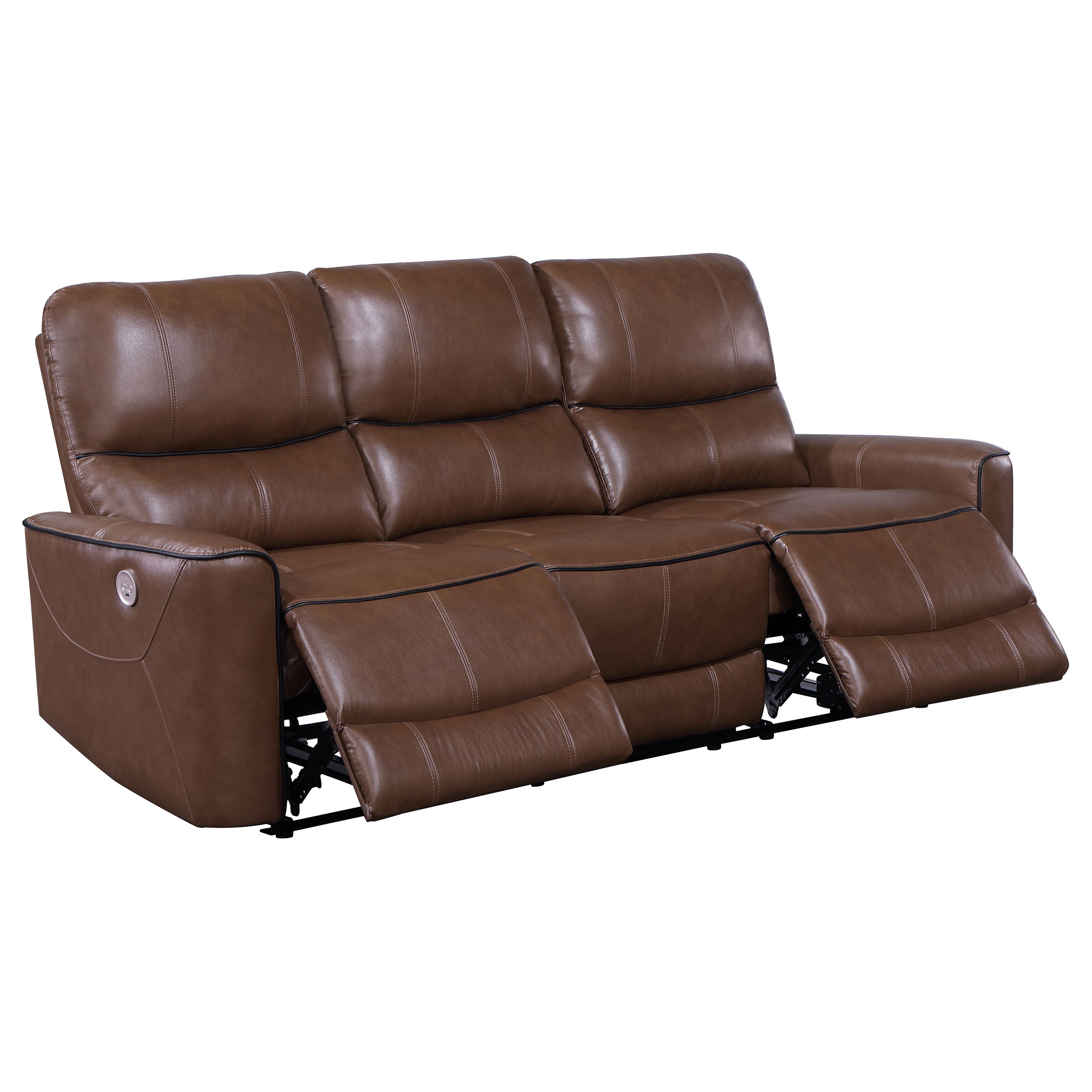 Greenfield Power Reclining Sofa Set Dove Grey