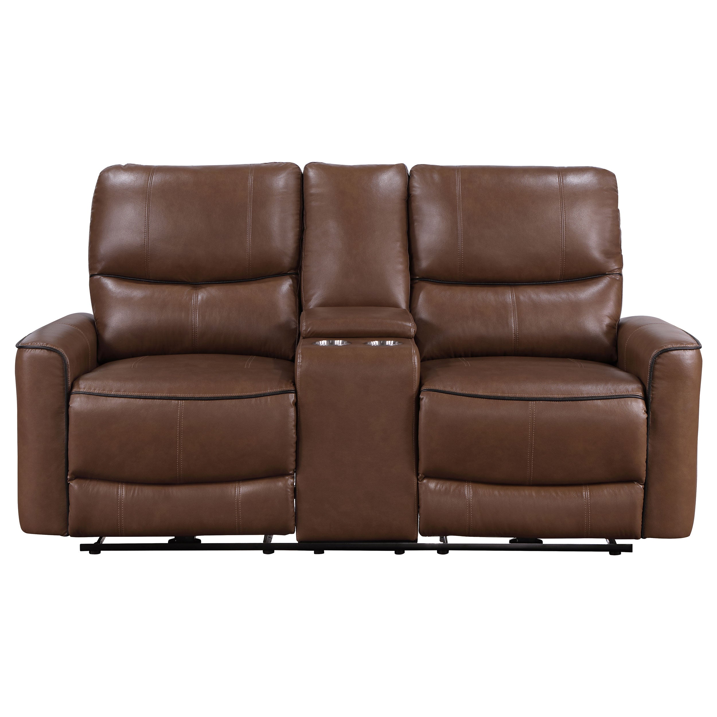 Greenfield Upholstered Power Reclining Loveseat Dove Grey