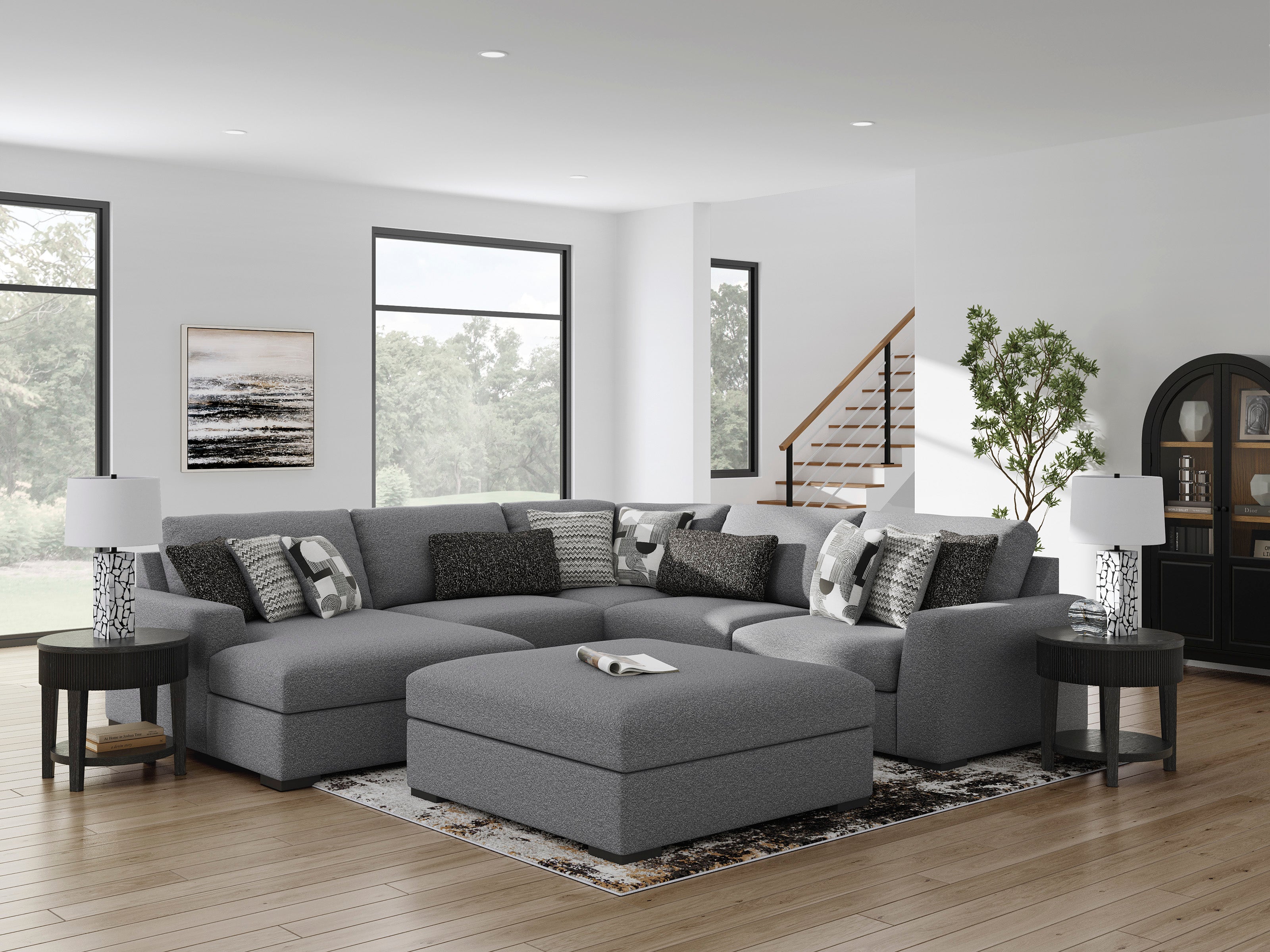 Bealton 4-6 Piece Sectional (Customizable)