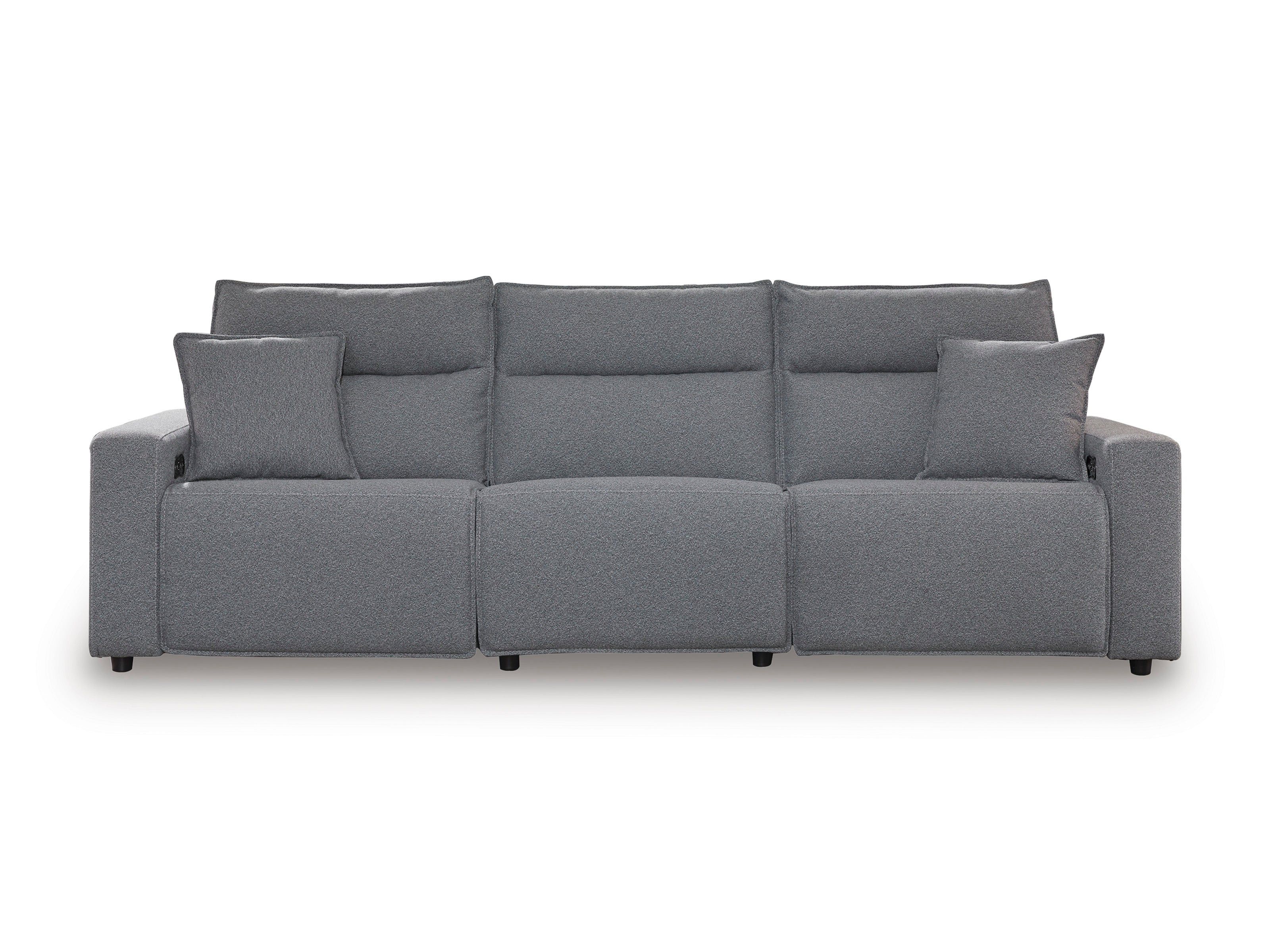 Nuvella II Power Reclining Sectional - Charcoal