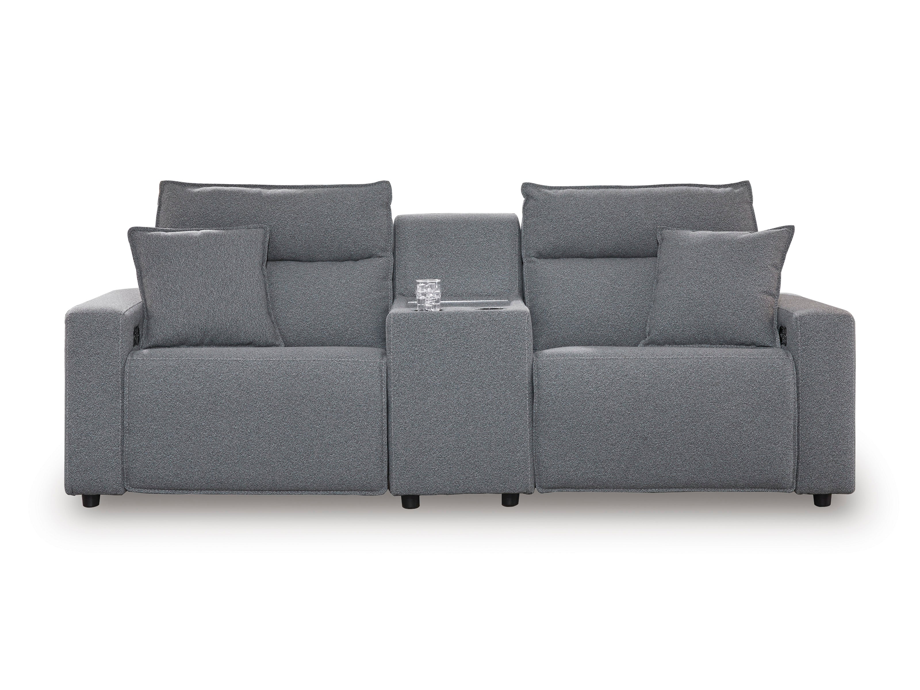 Nuvella II Power Reclining Sectional - Charcoal
