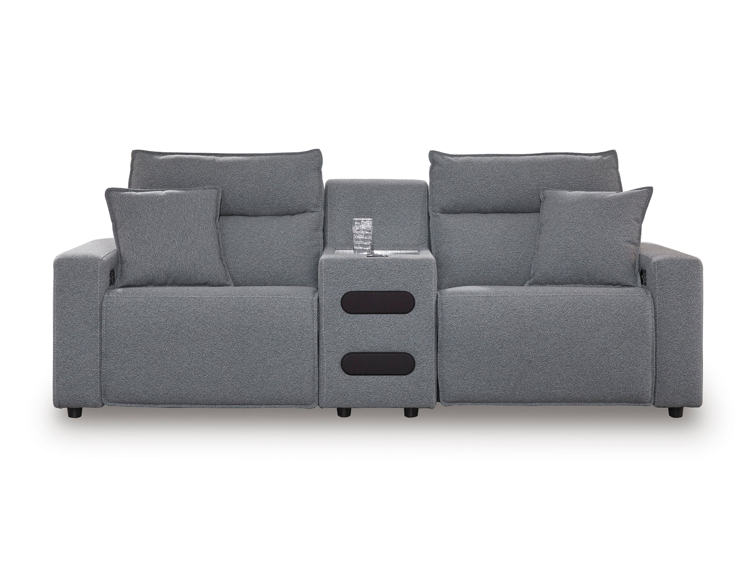 Nuvella II Power Reclining Sectional - Charcoal
