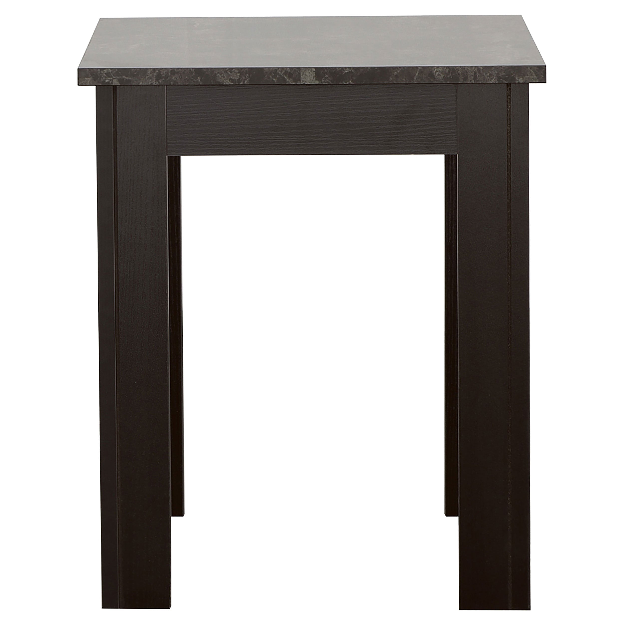 Rhodes Faux Marble Top Coffee Table Set Brown