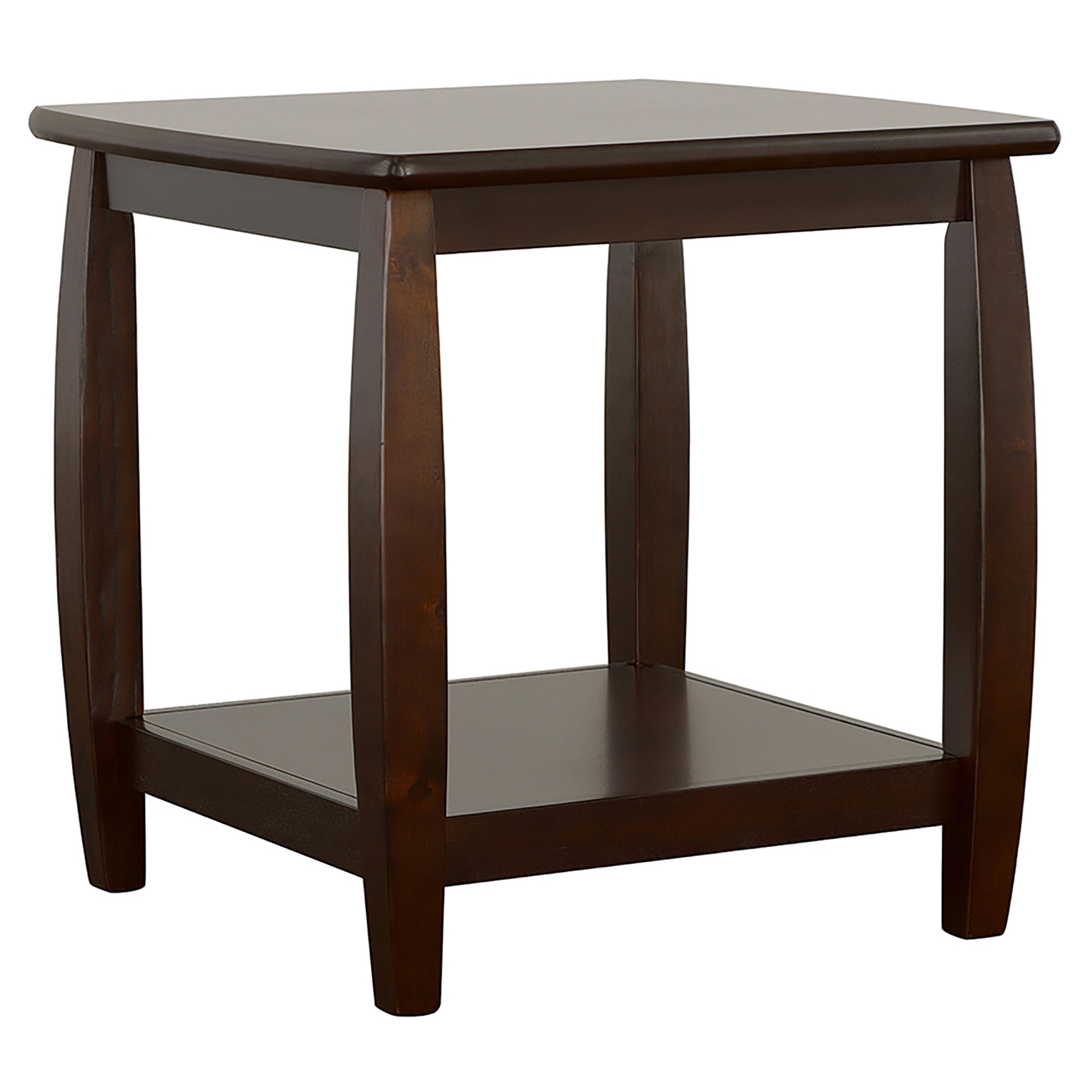 Dixon Rectangular Wood Coffee Table Set Espresso
