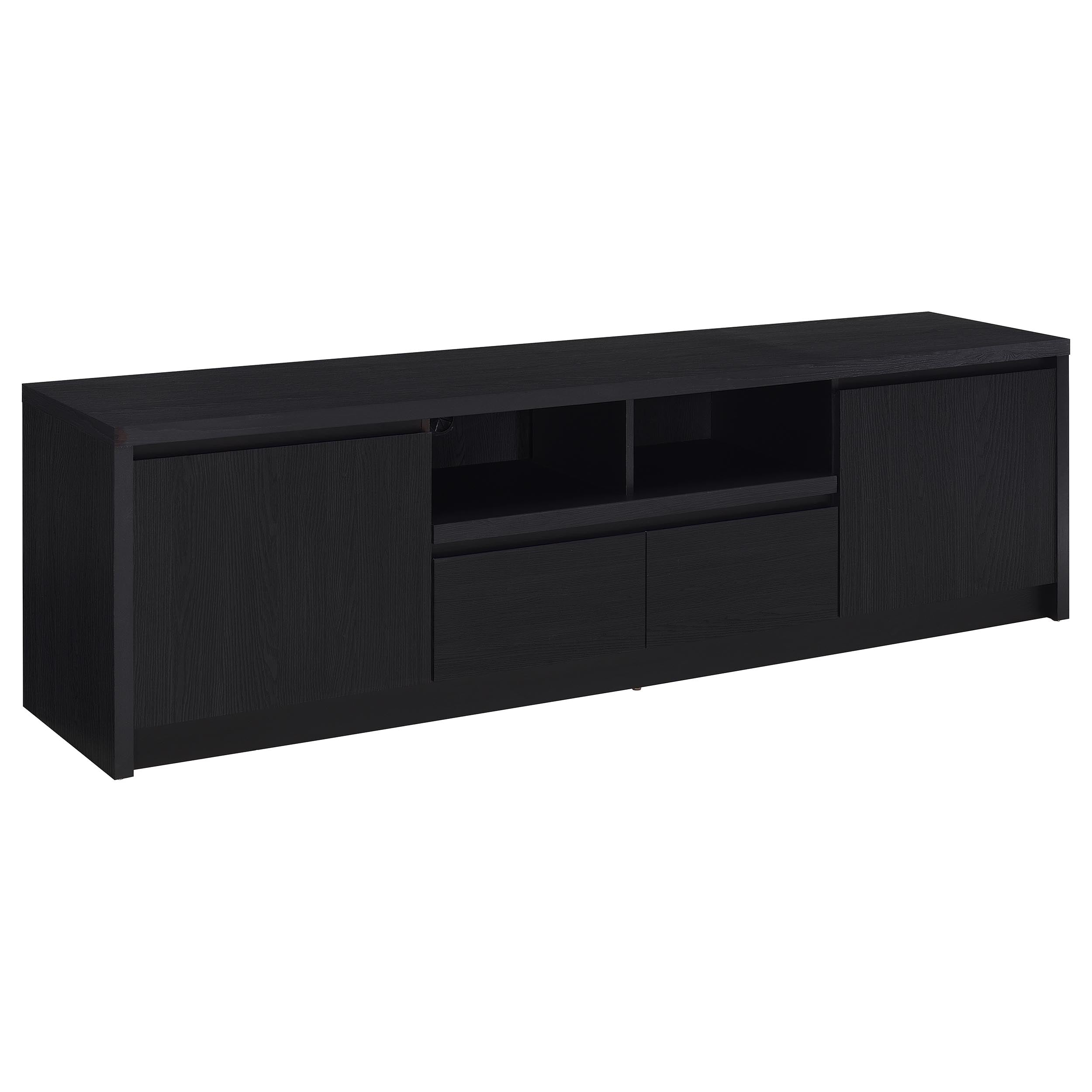 Winfield Entertainment Center 78-inch TV Stand Black