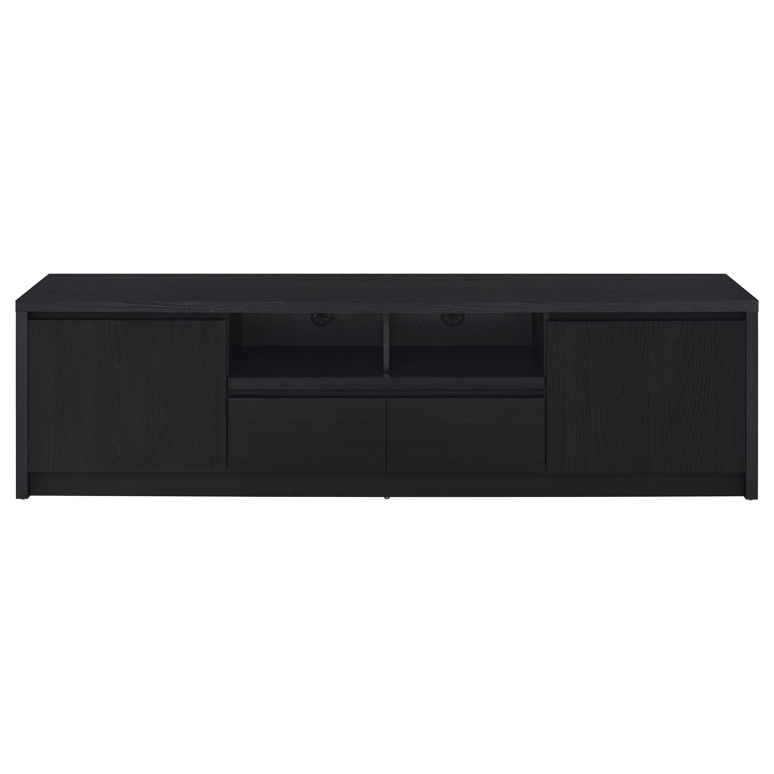 Winfield Entertainment Center 78-inch TV Stand Black