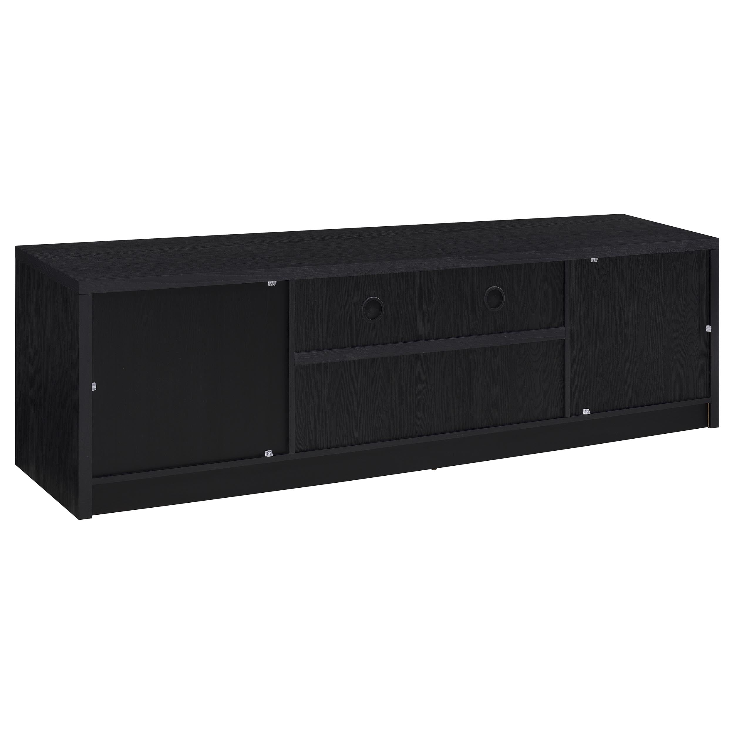 Winfield Entertainment Center 78-inch TV Stand Black