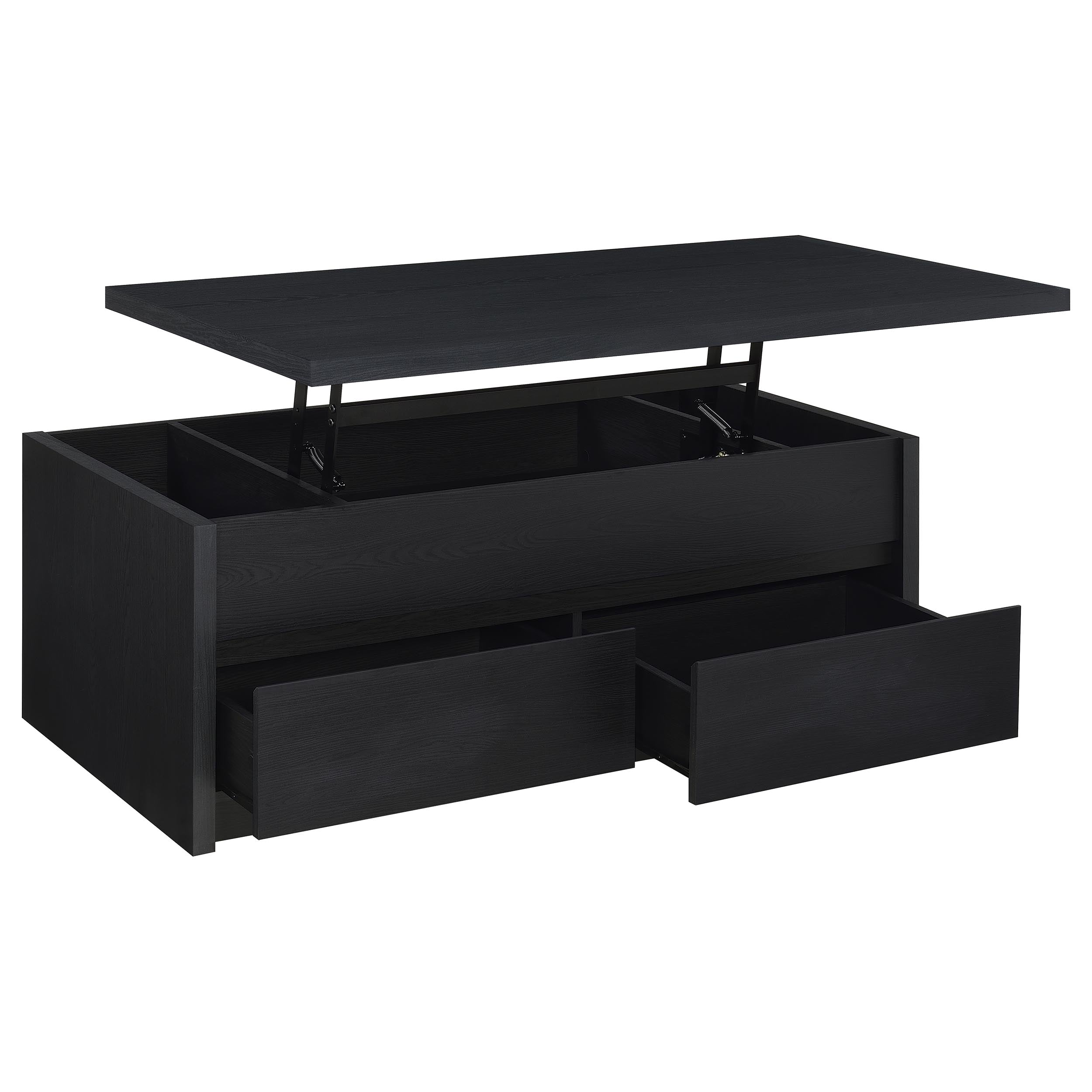 Knapp Lift Top Coffee Table Set Black