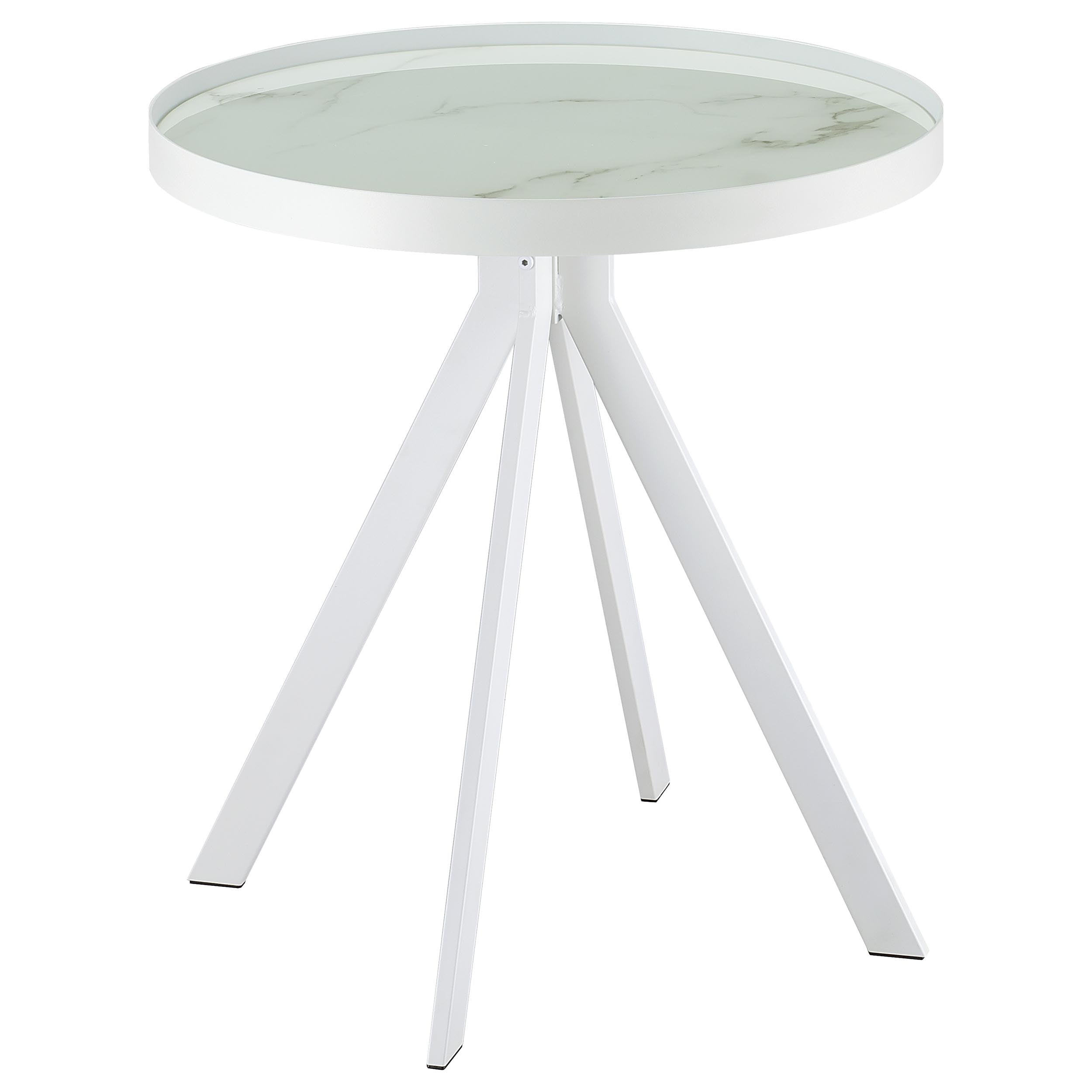 Briggs Round Coffee and End Table Set Black