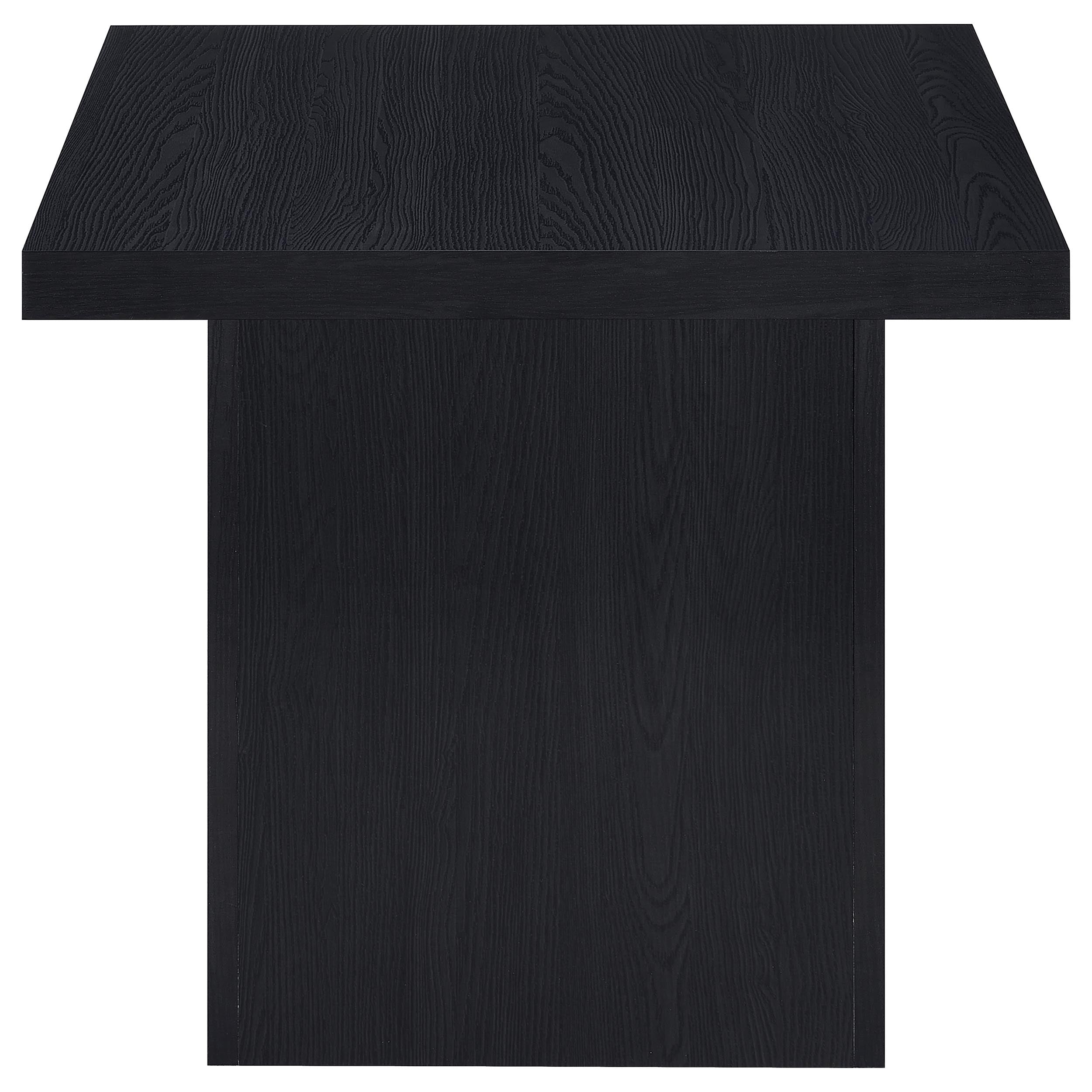 Max Rectangular Coffee and End Table Set Black