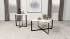 Tobin Marble Top Coffee and End Table Set White