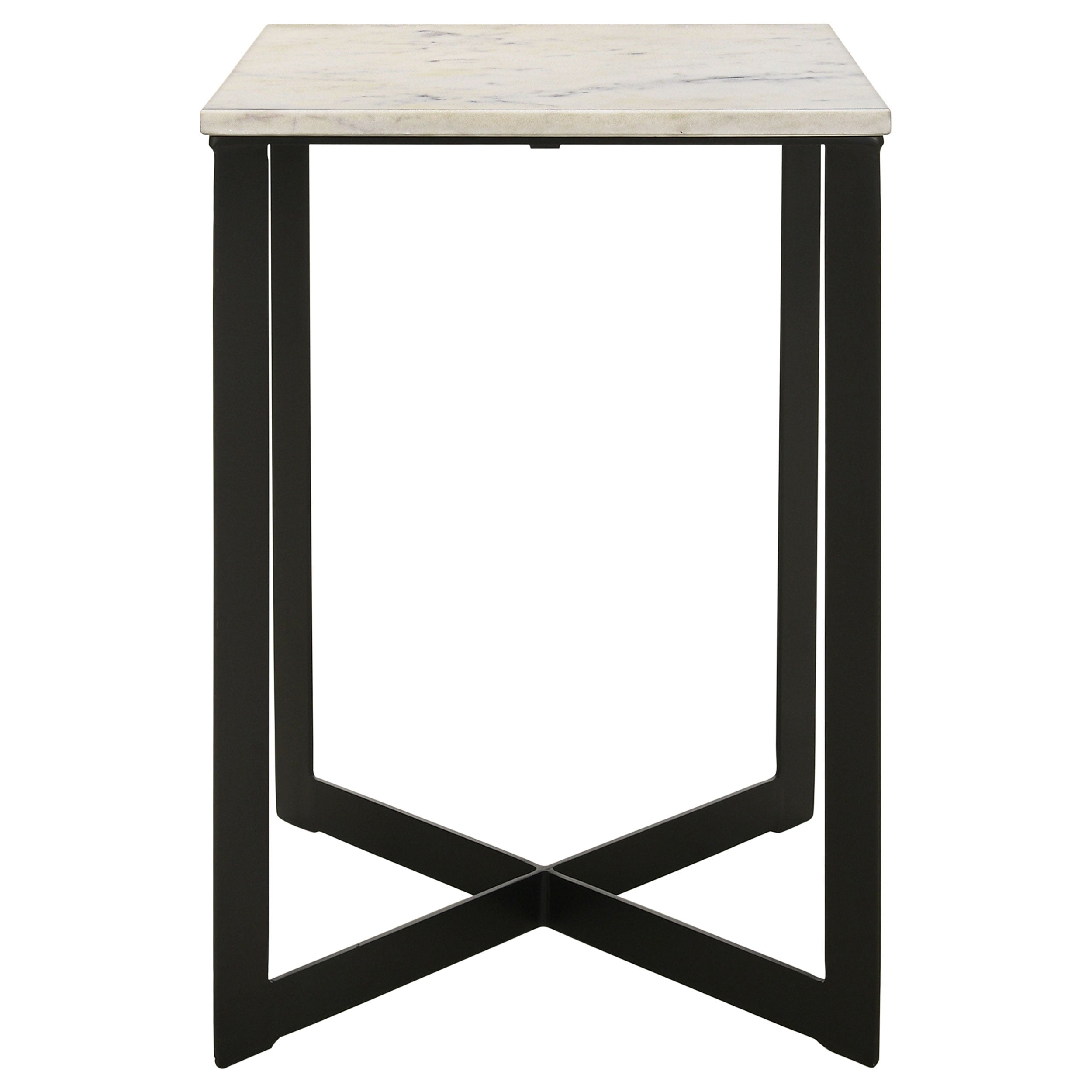 Tobin Marble Top Coffee and End Table Set White