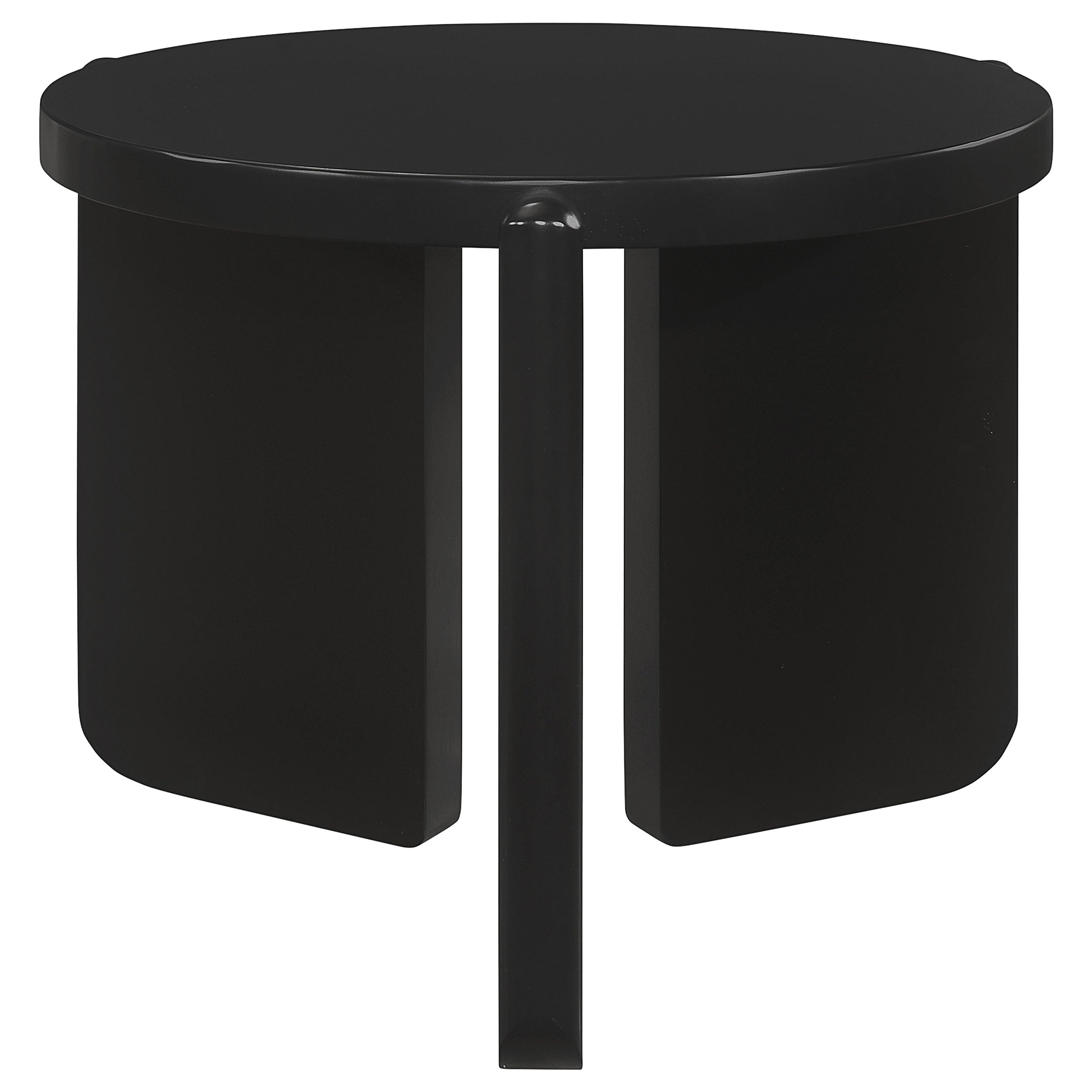 Cordova Solid Wood Coffee and End Table Set Black