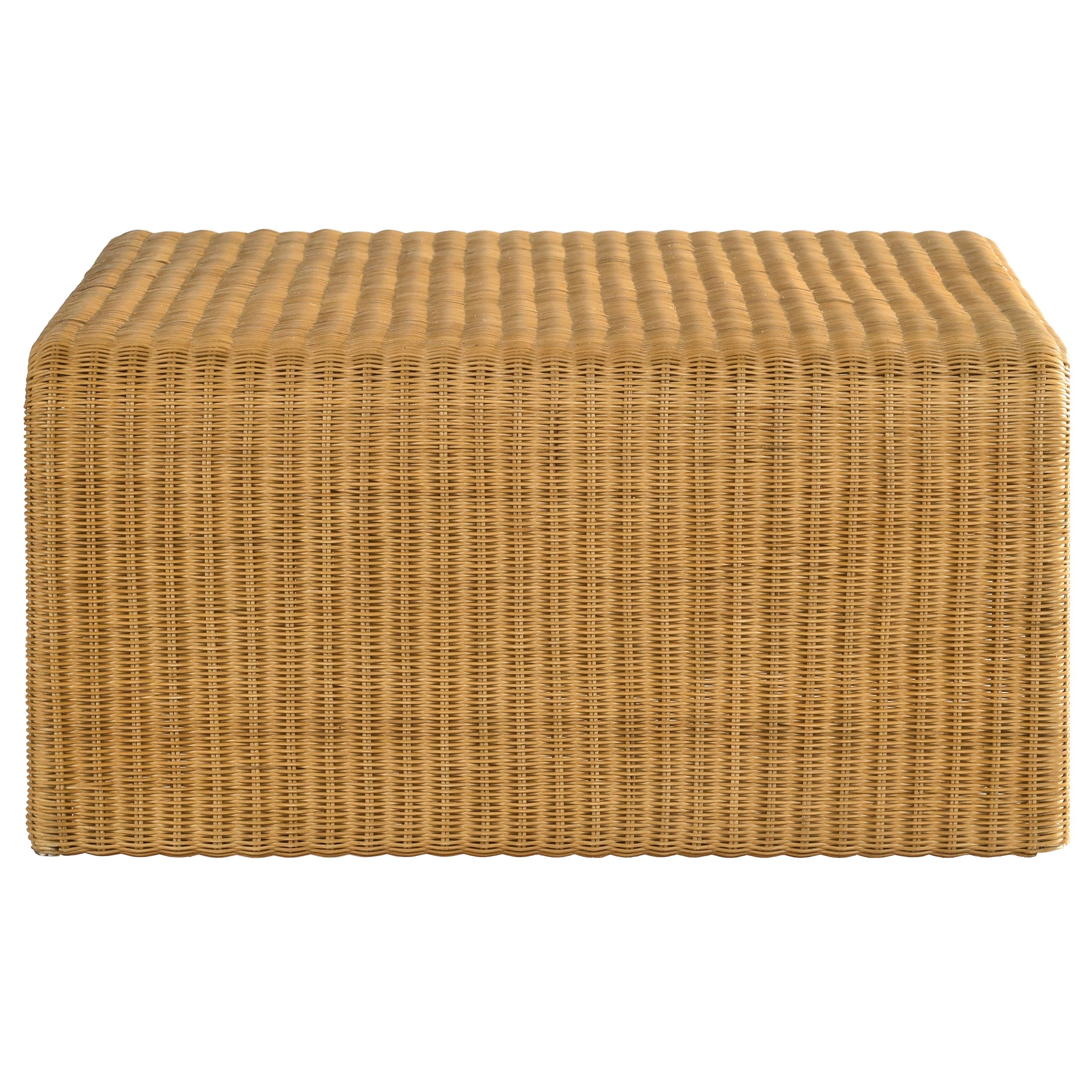 Cahya Rattan Coffee and End Table Set Black