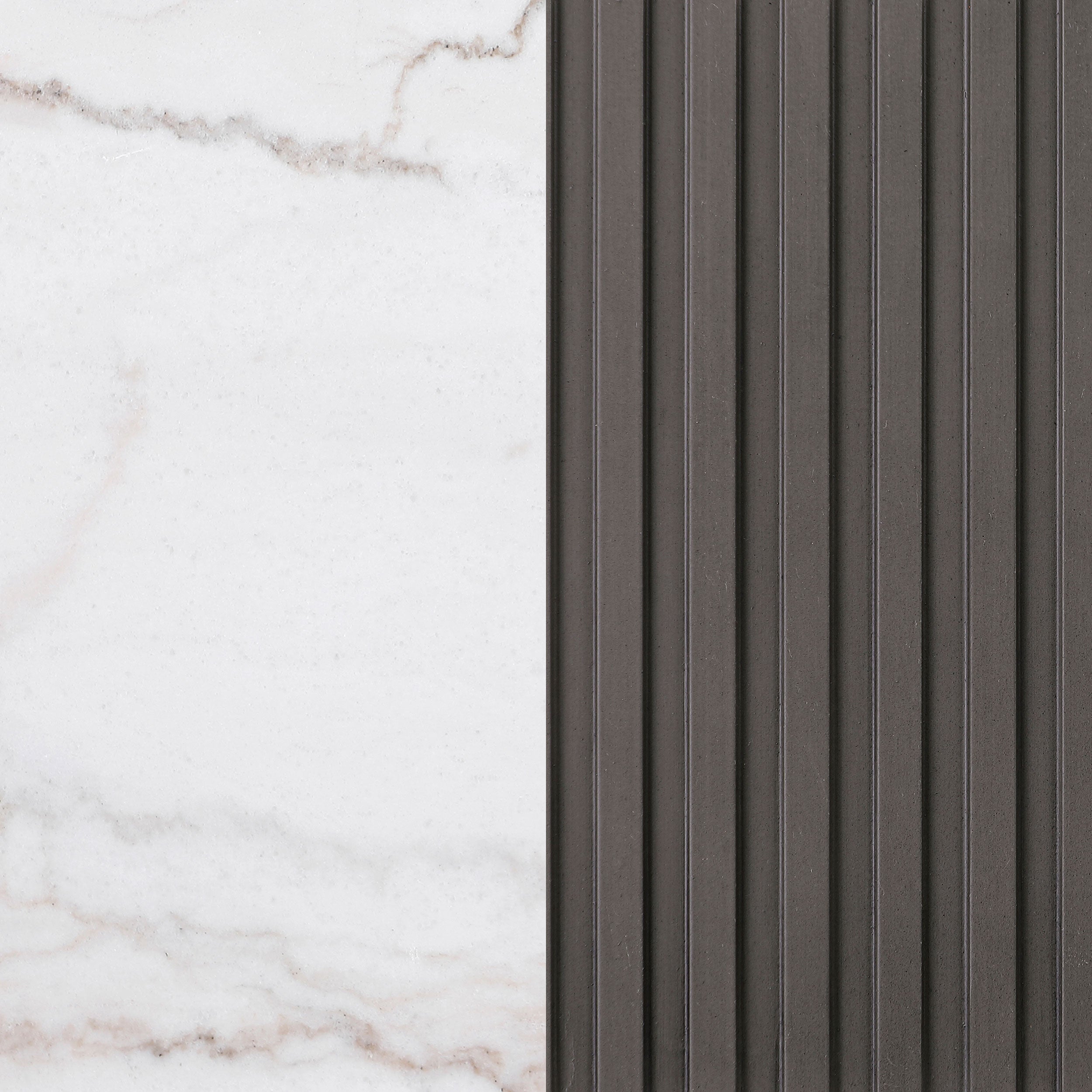 Dearborn Genuine Marble Round Side/End Tablle