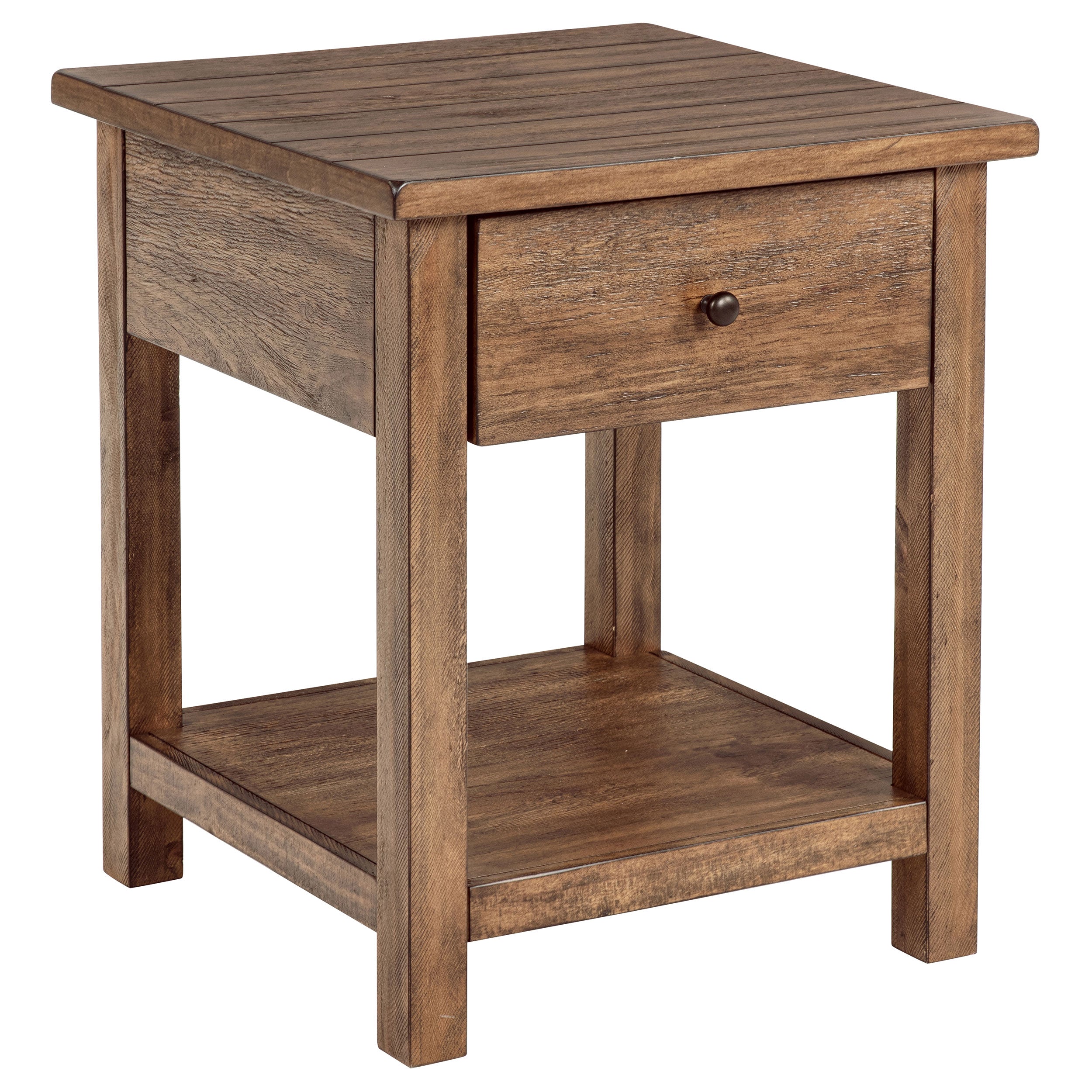 Payne Coffee and 1-drawer End Table Set Brown