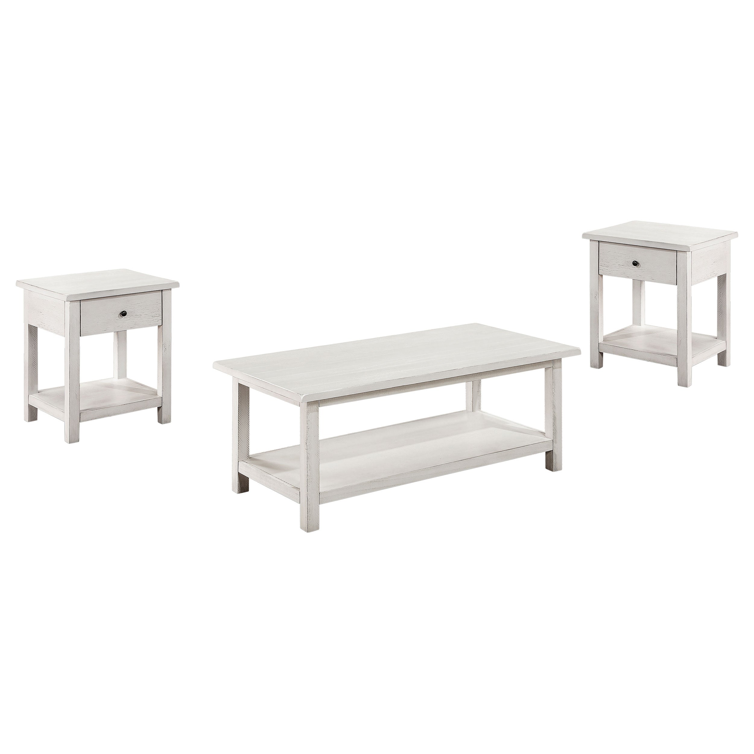 Payne Coffee and 1-drawer End Table Set Brown