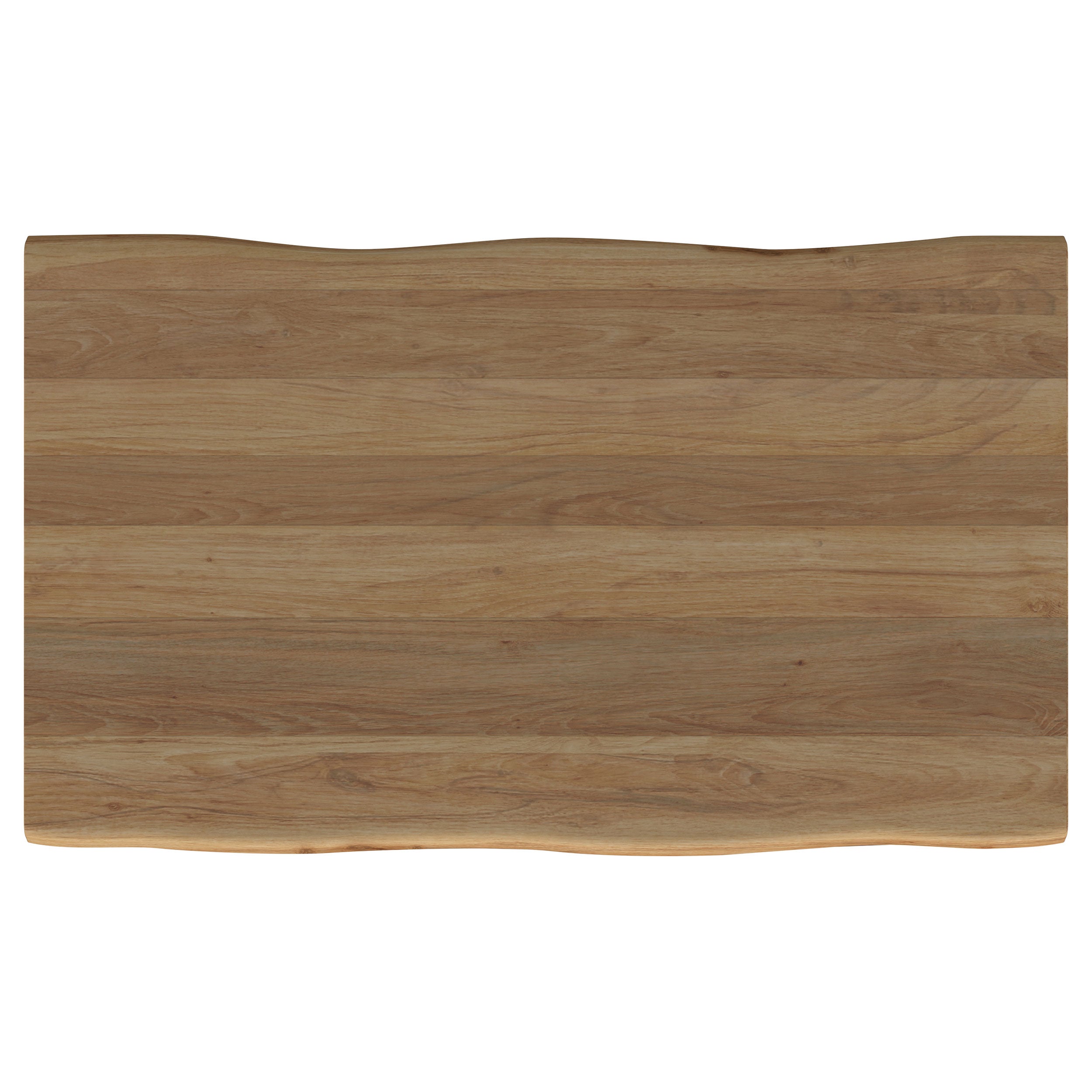 Zander Rectangular Wood Top Coffee Table Natural Brown